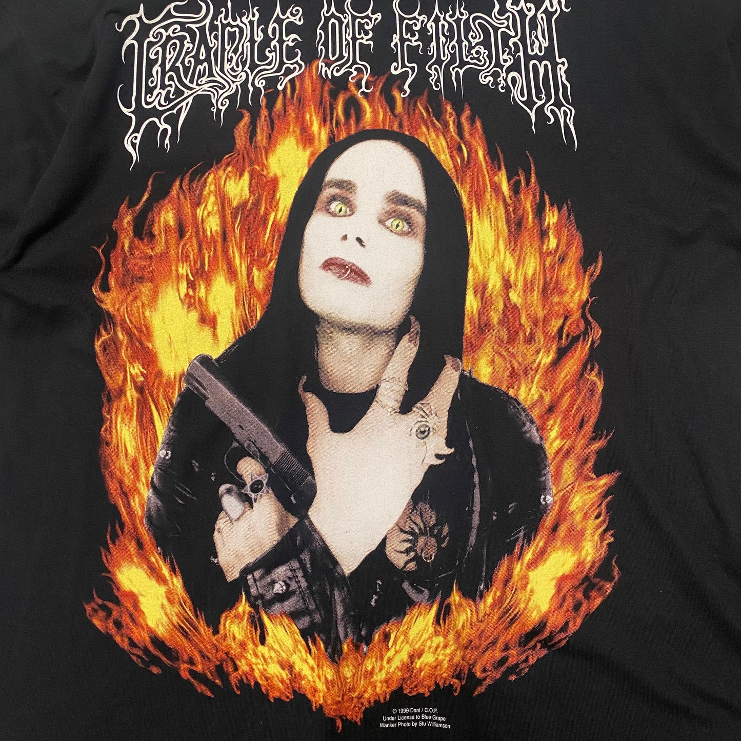 Cradle Of Filth 1999 Wanker. Tee