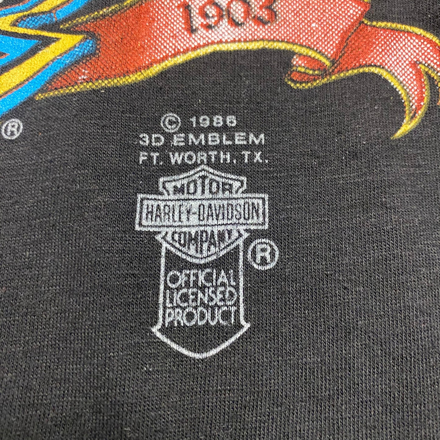 Harley Davidson 1986 Eagle 3D-Emblem Tee