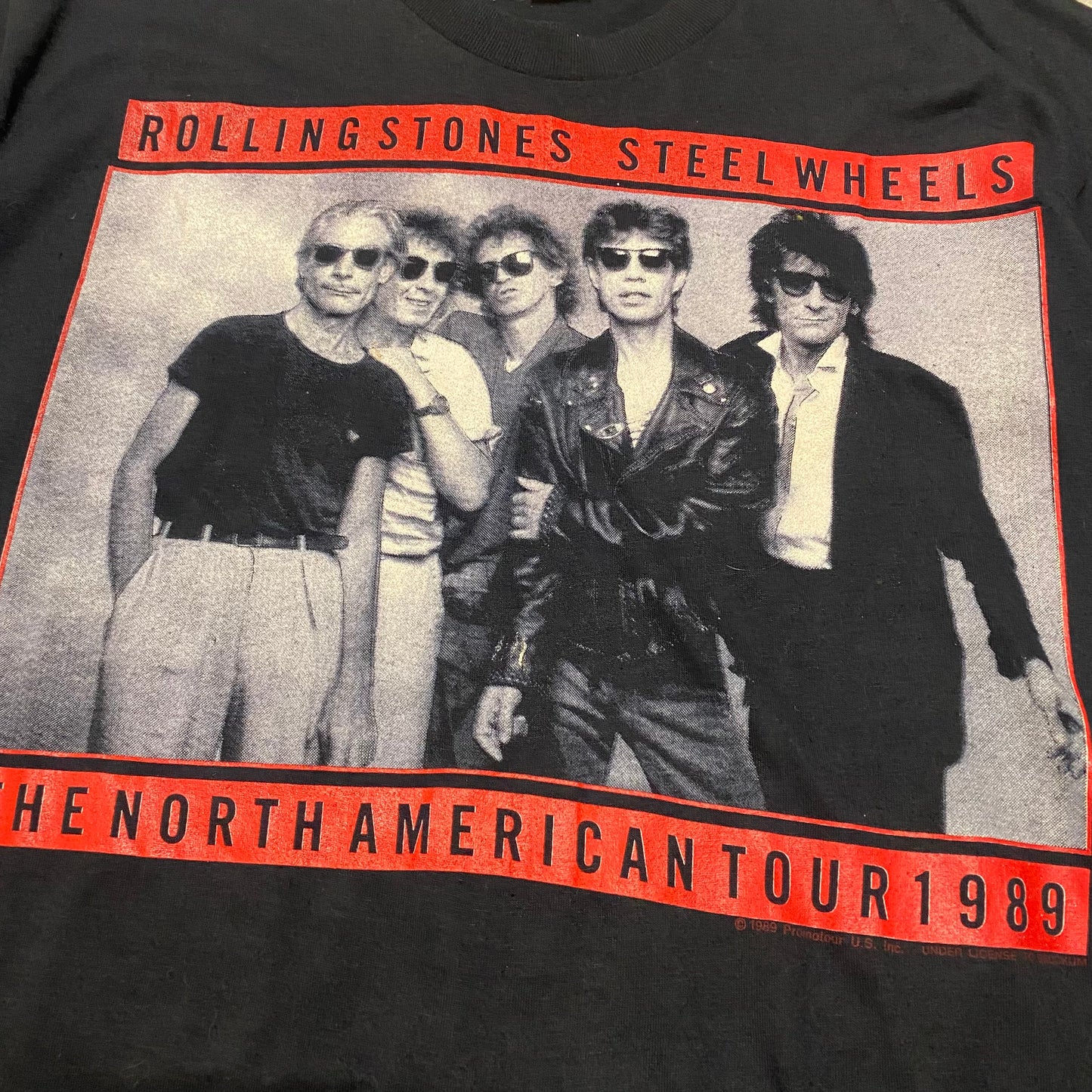The Rolling Stones 1989 Steel Wheels The North American Tour Tee