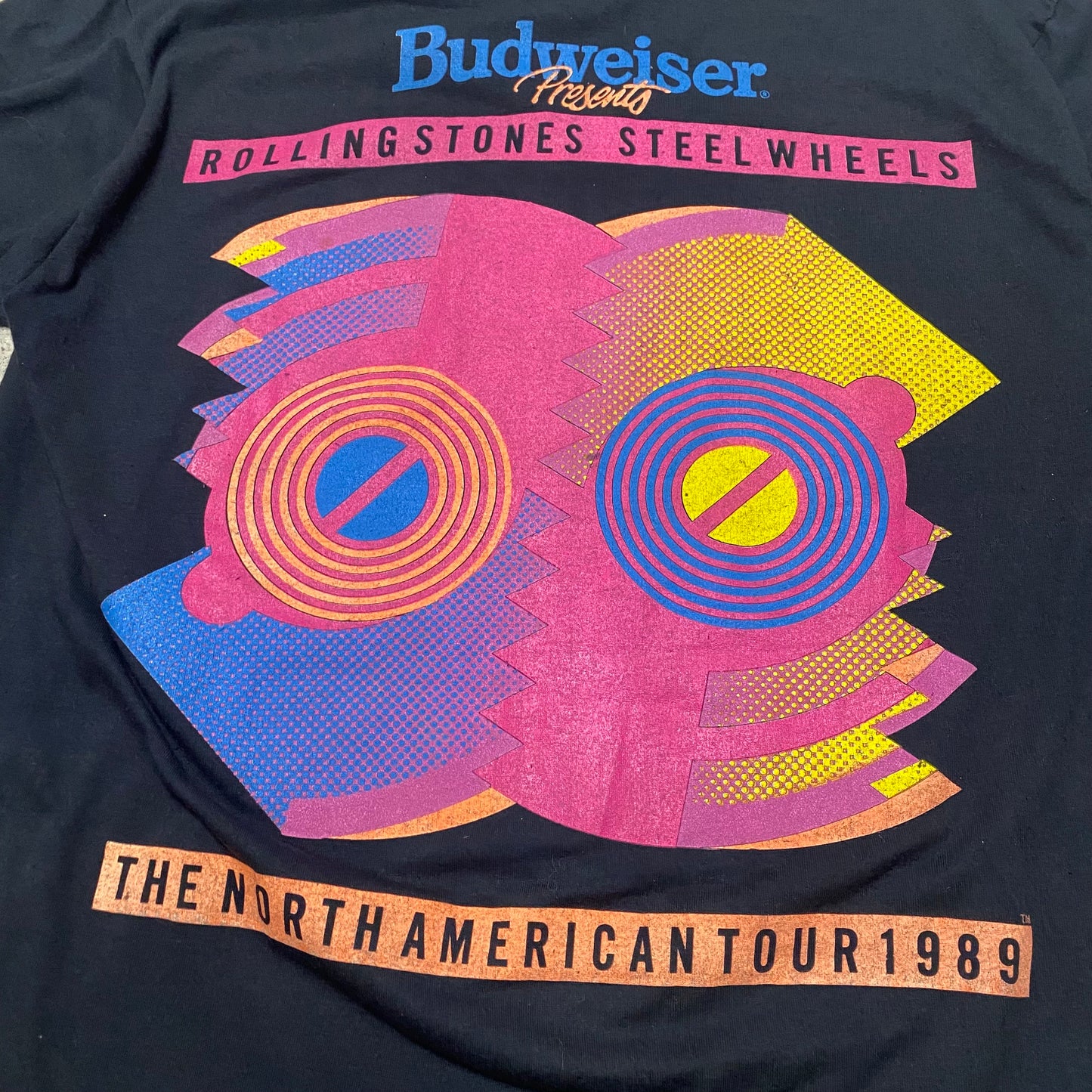 The Rolling Stones 1989 Steel Wheels The North American Tour Tee