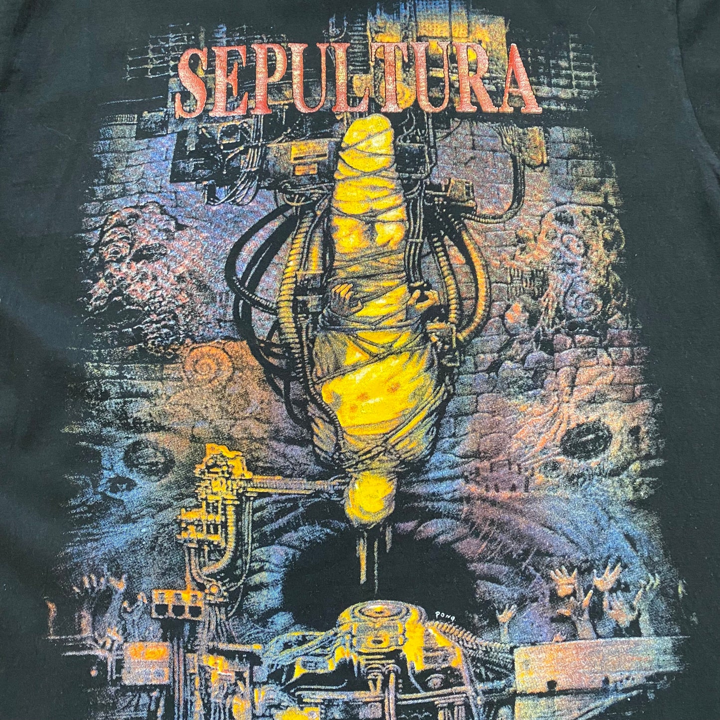 Sepultura 90's Chaos A.D. Bootleg Tee