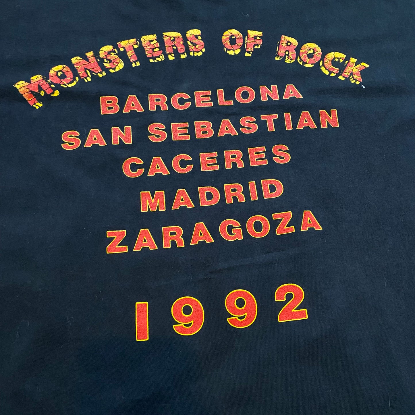 Iron Maiden 1992 Monsters Of Rock Tee