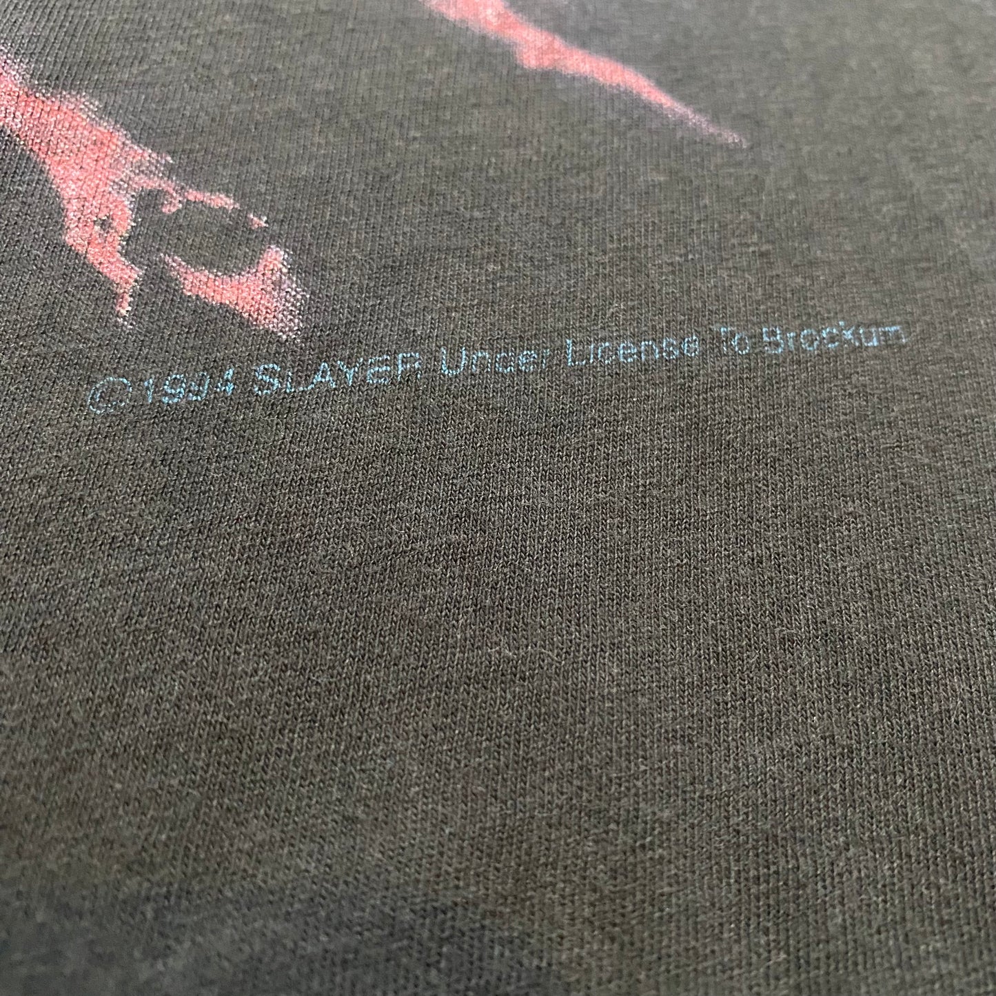 Slayer 1994 European Intourvention Tee