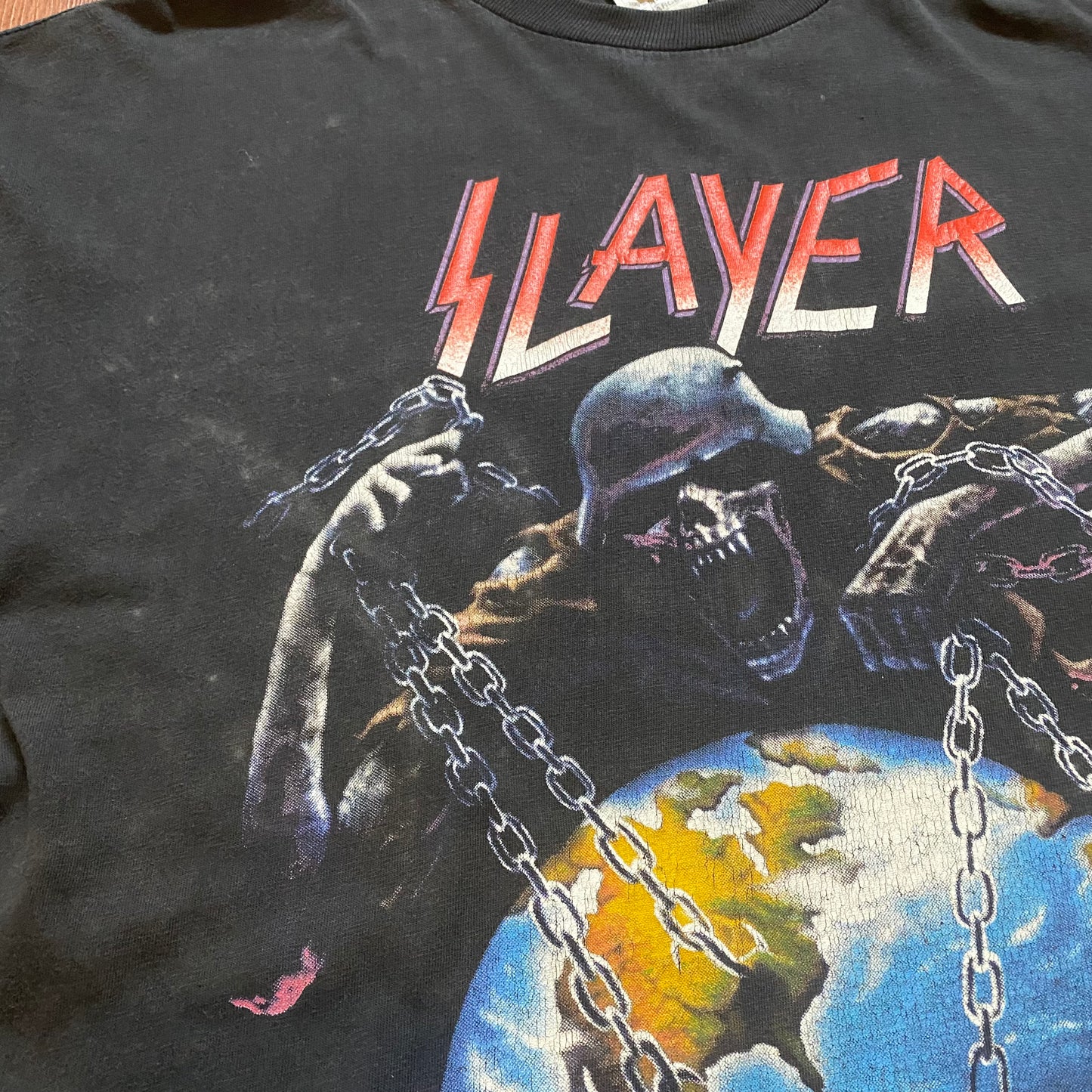 Slayer 1994 European Intourvention Tee