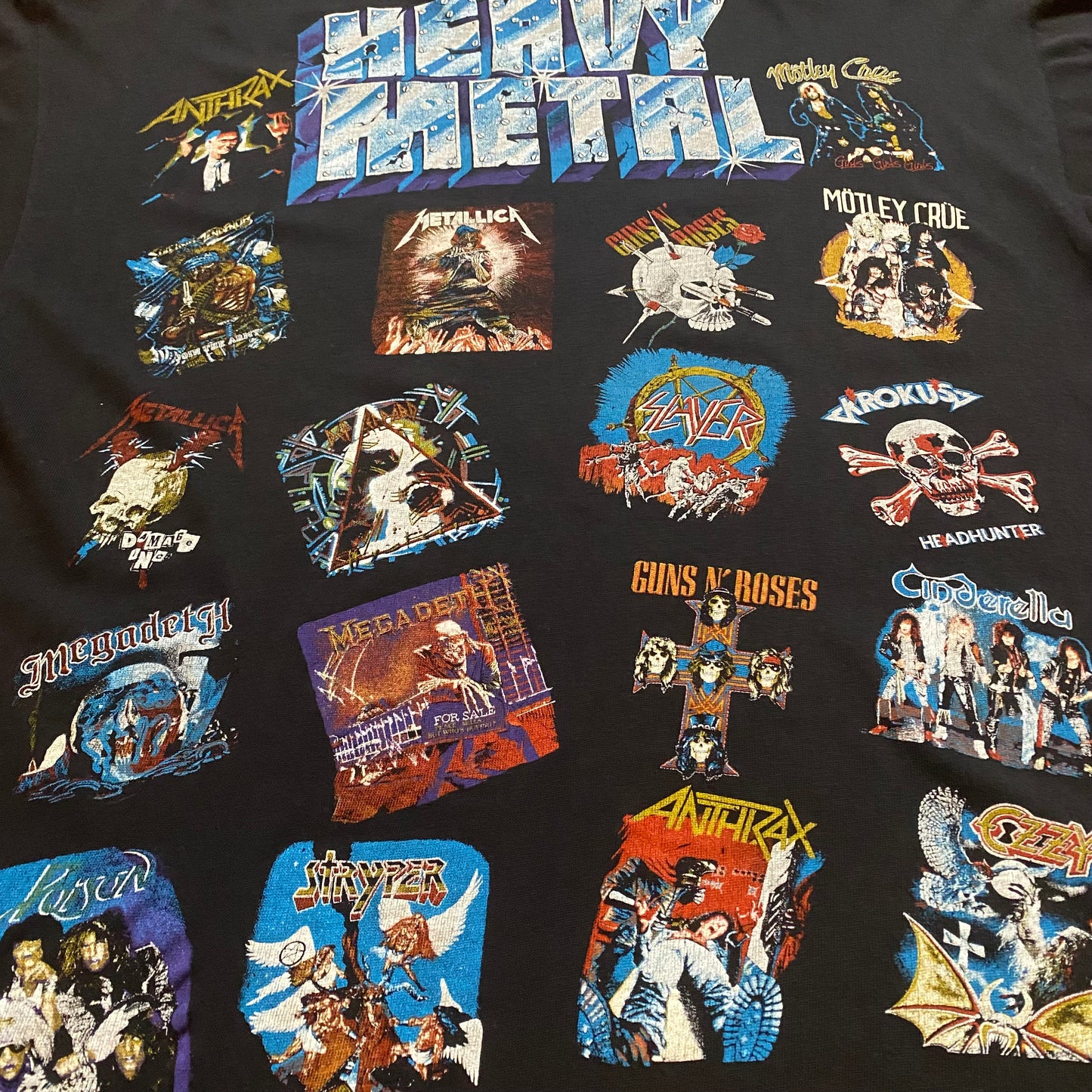 Heavy Metal 90's Collage Tee