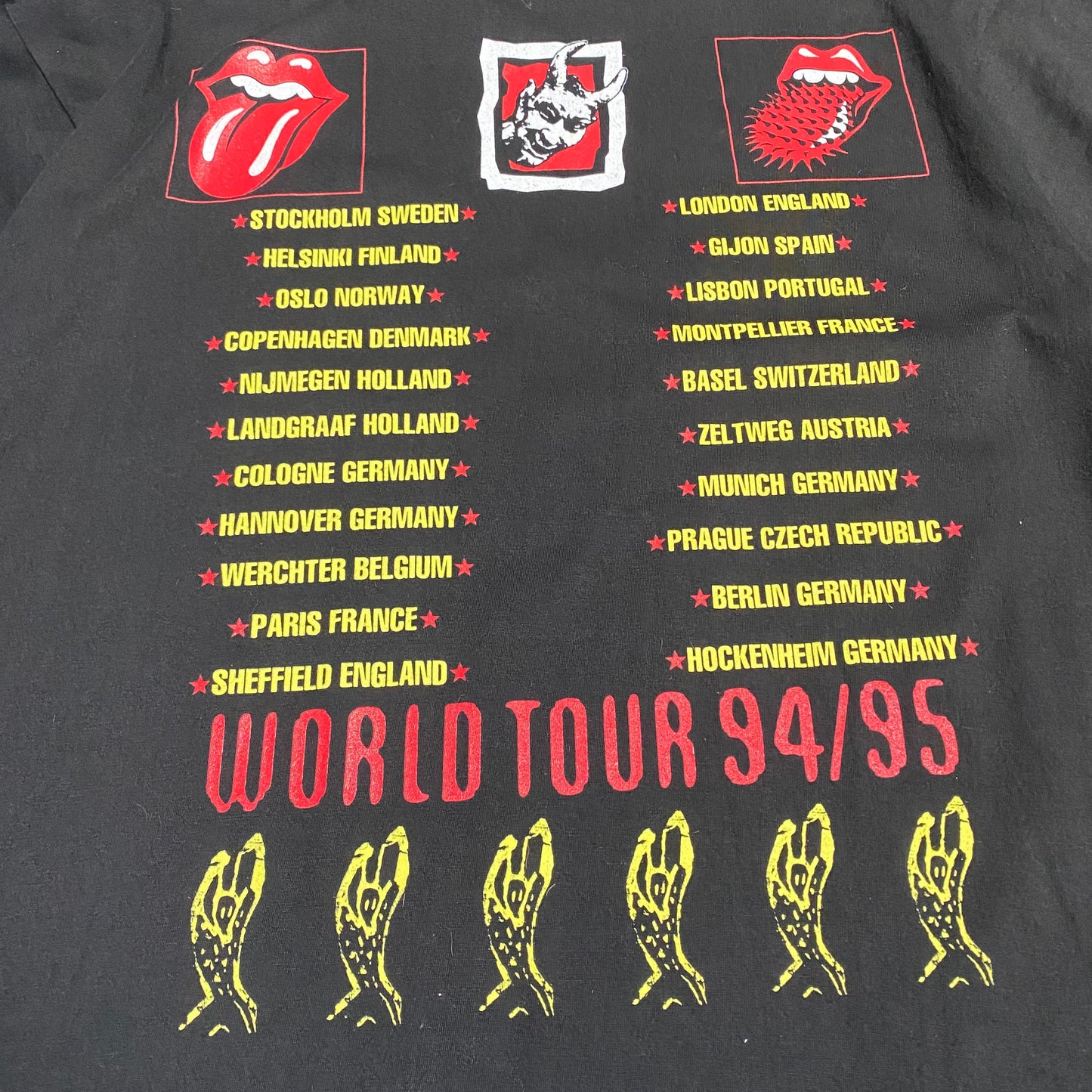 The Rolling Stones 1995 Voodoo Lounge Tee