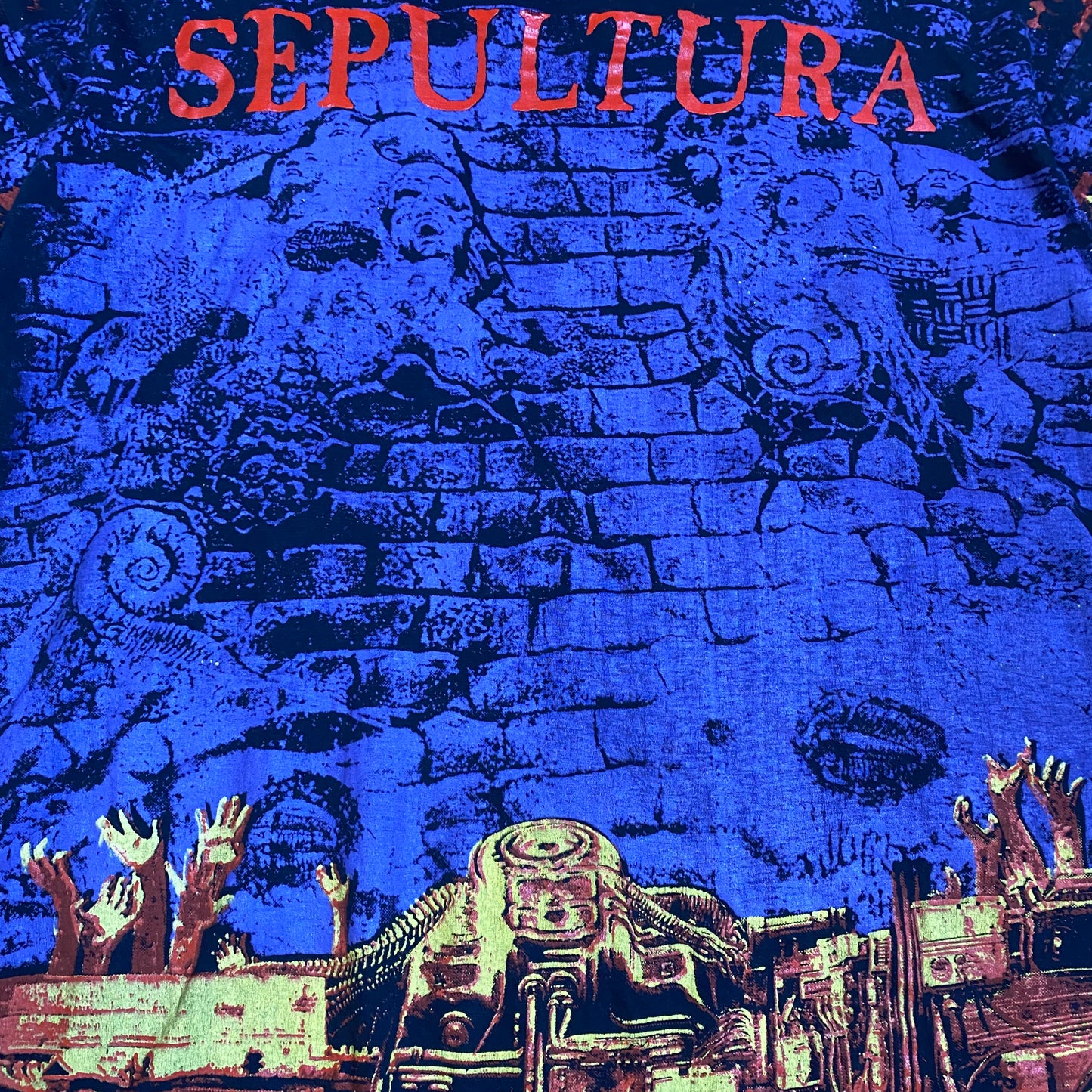 Sepultura 90's Chaos A.D. All Over Print Tee