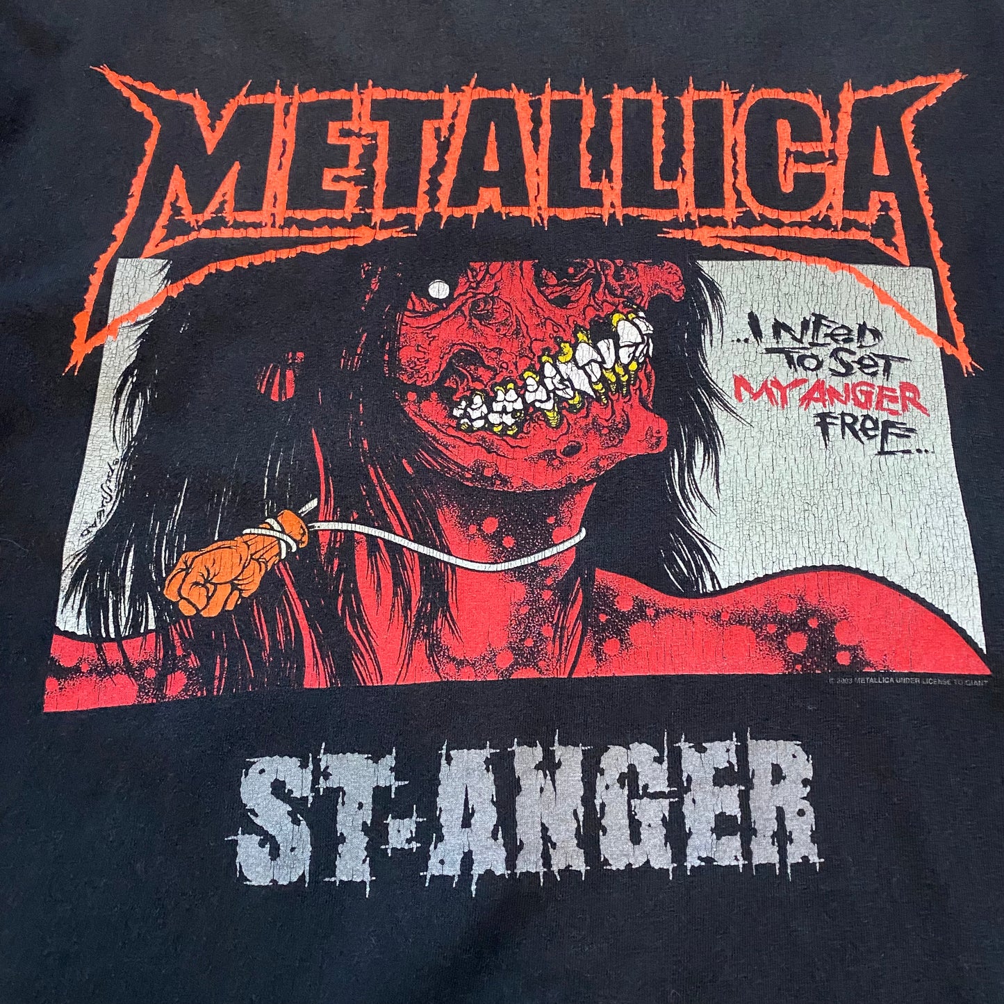 Metallica 2003 St. Anger Set It Free Tee