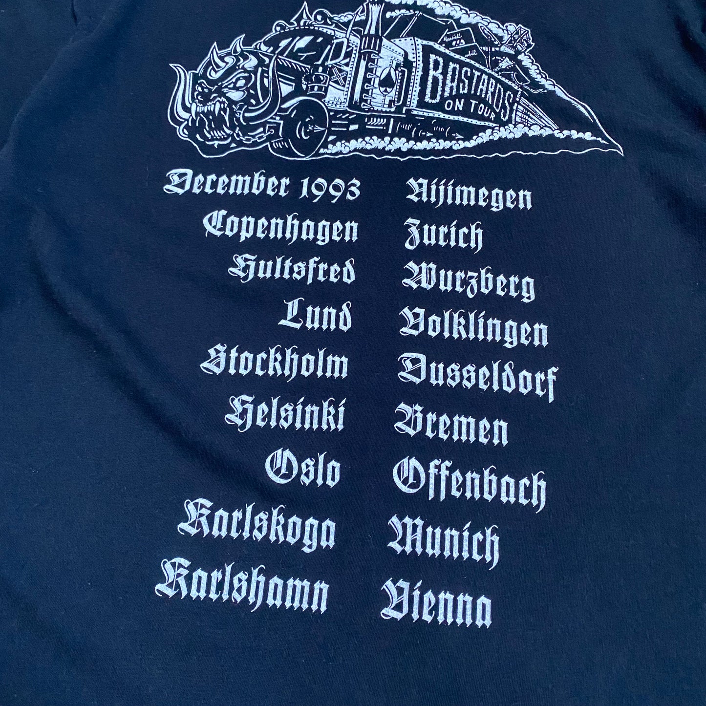 Motörhead 1993 Bastards Tee