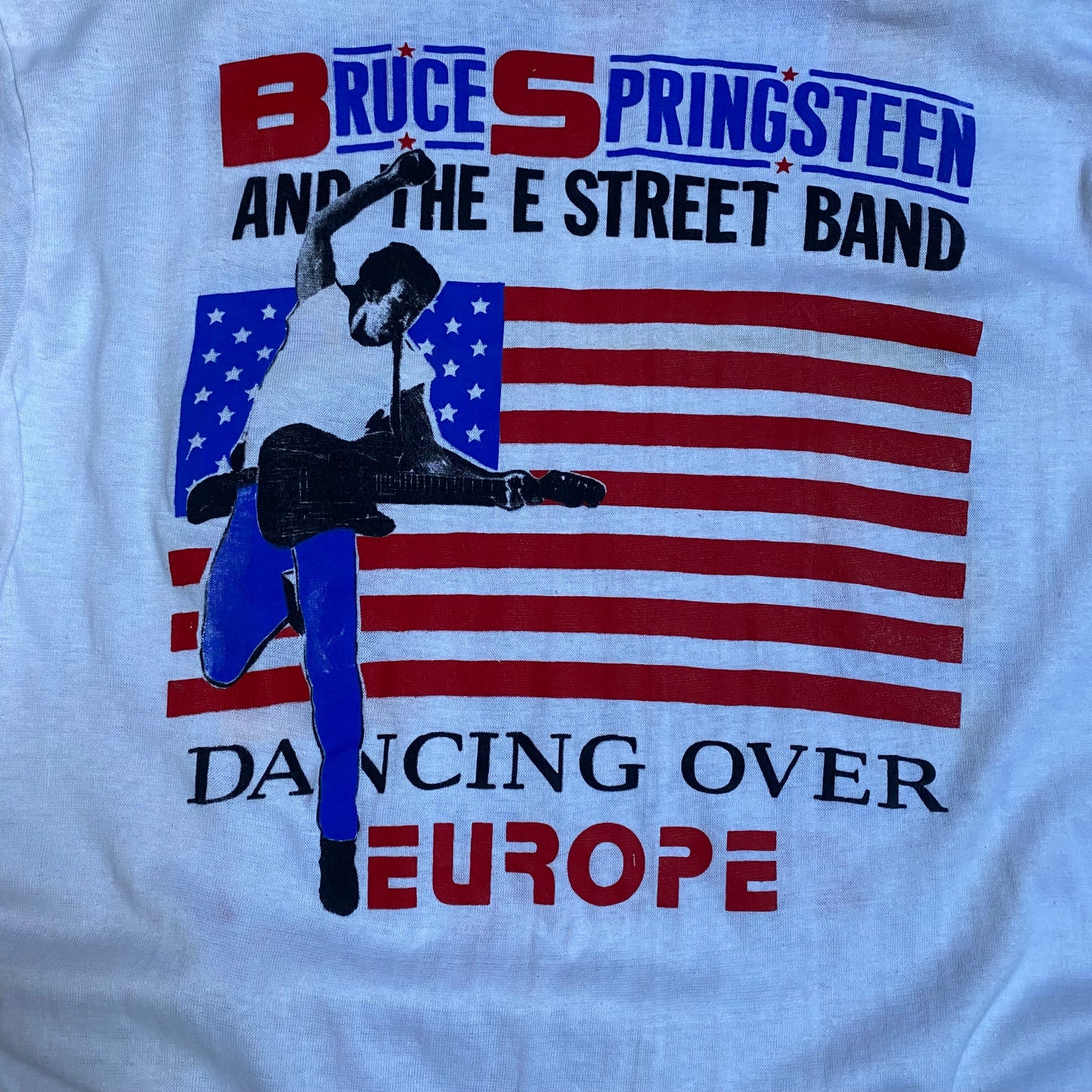 Bruce Springsteen And The E Street Band 1984 Dancing Over Europe Tee