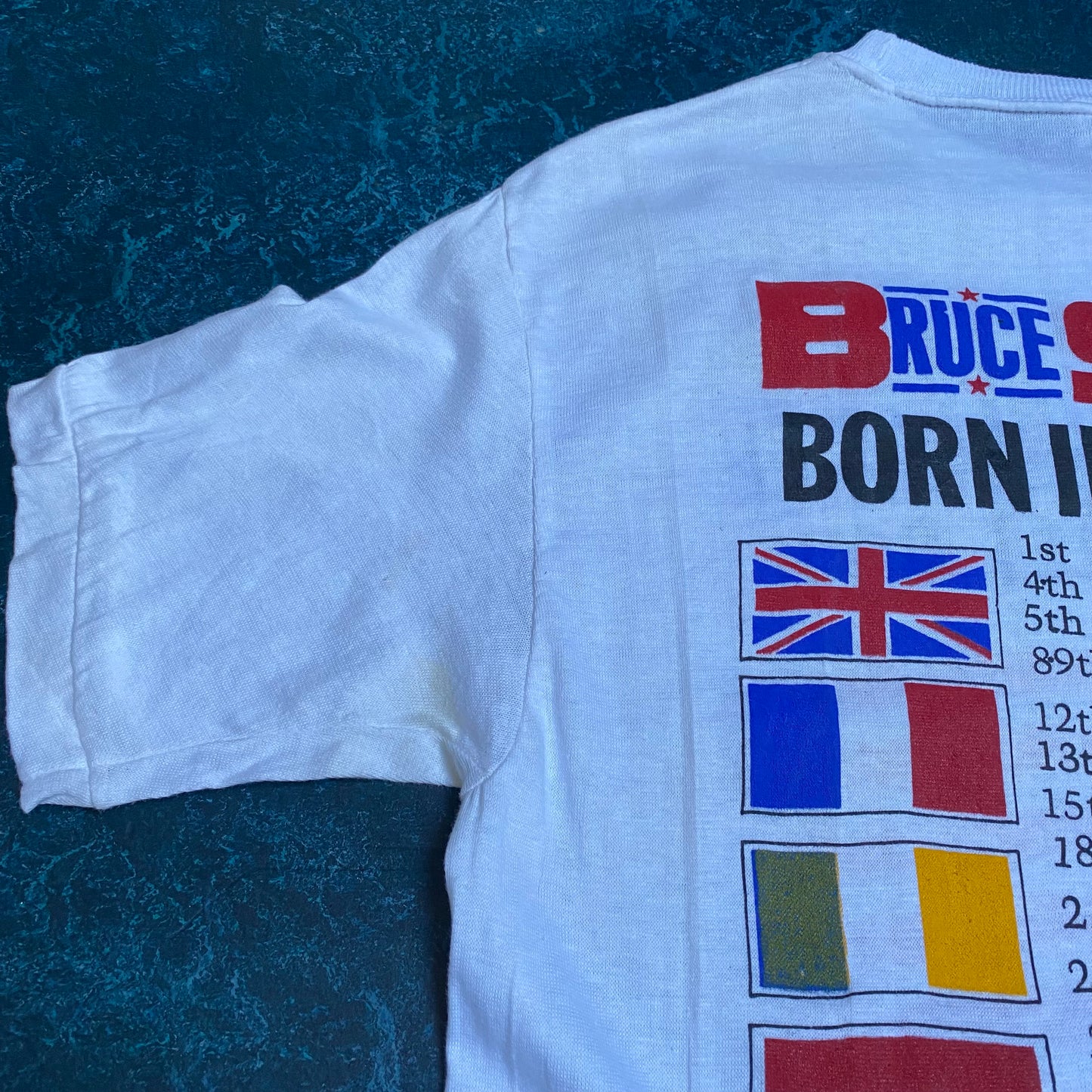 Bruce Springsteen And The E Street Band 1984 Dancing Over Europe Tee