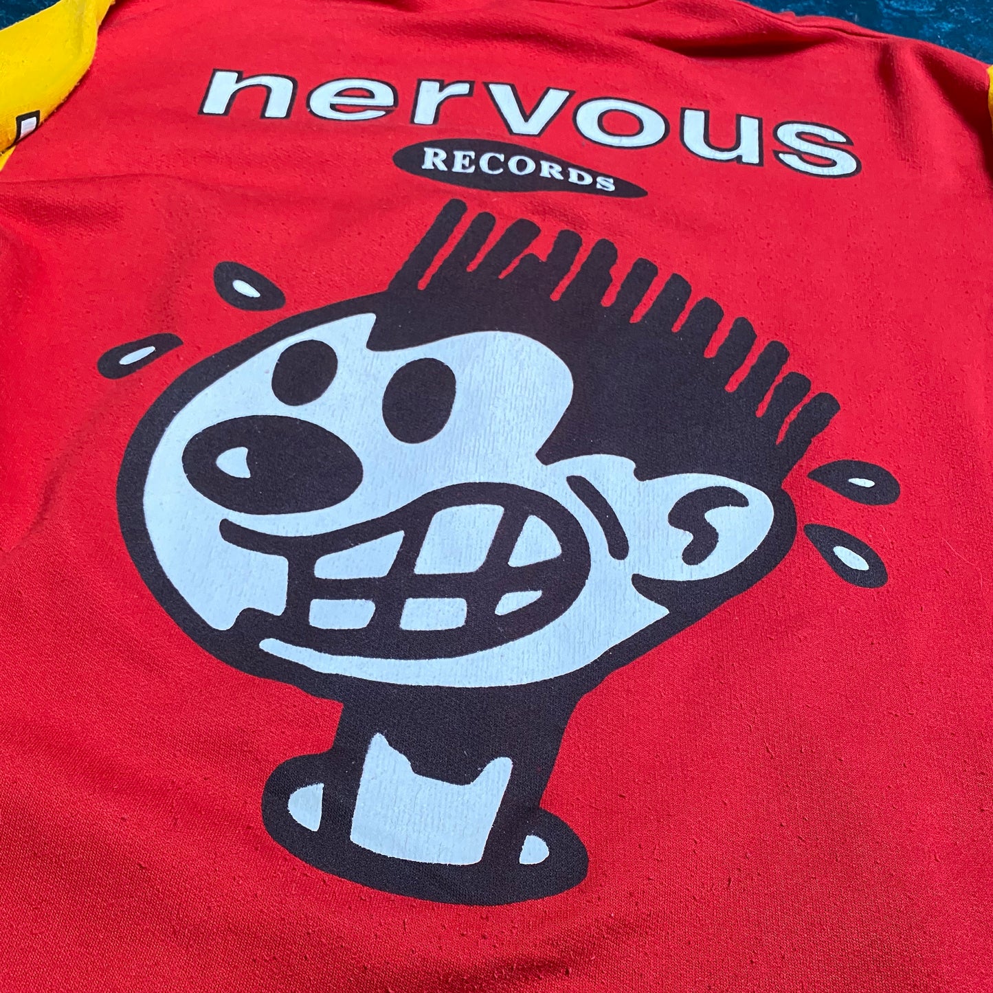 Nervous Records 90's Zip Up Hoodie