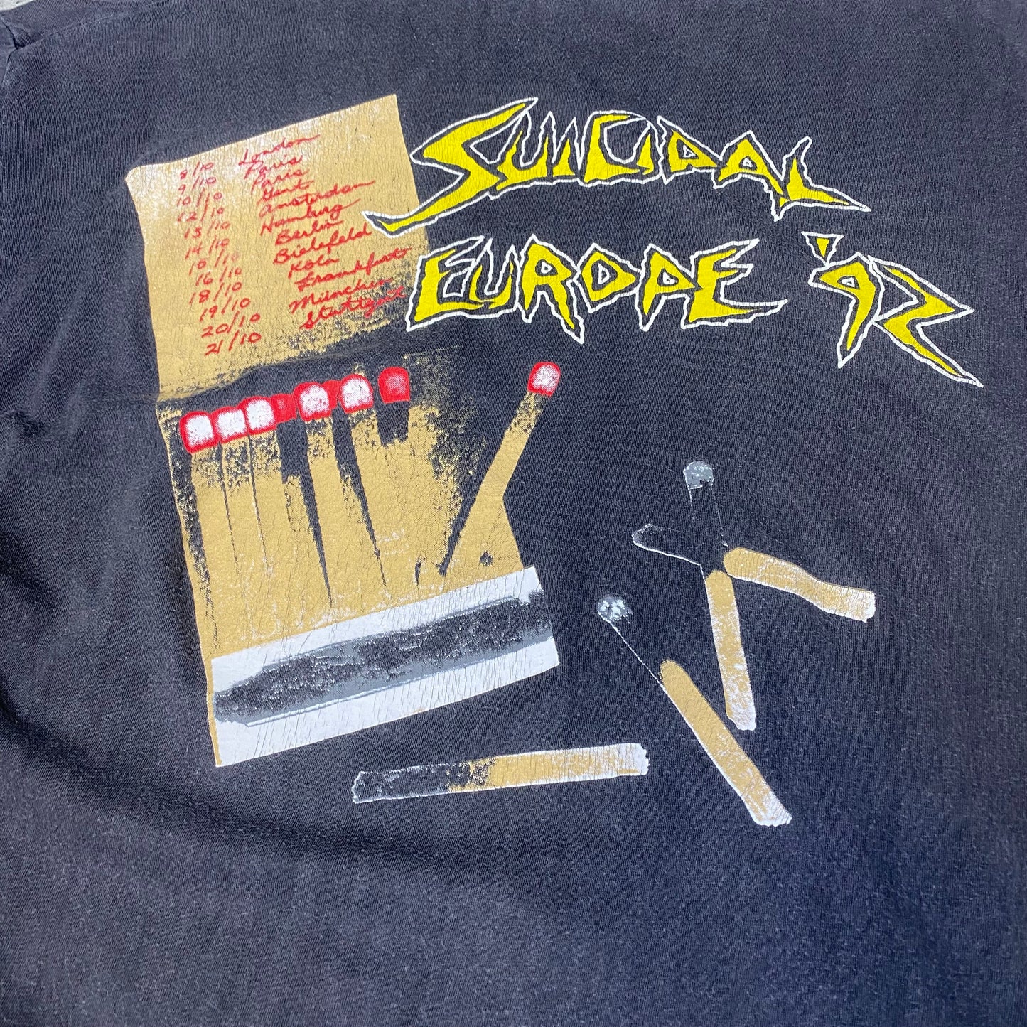 Suicidal Tendencies 1992 The Art Of Rebellion Tee