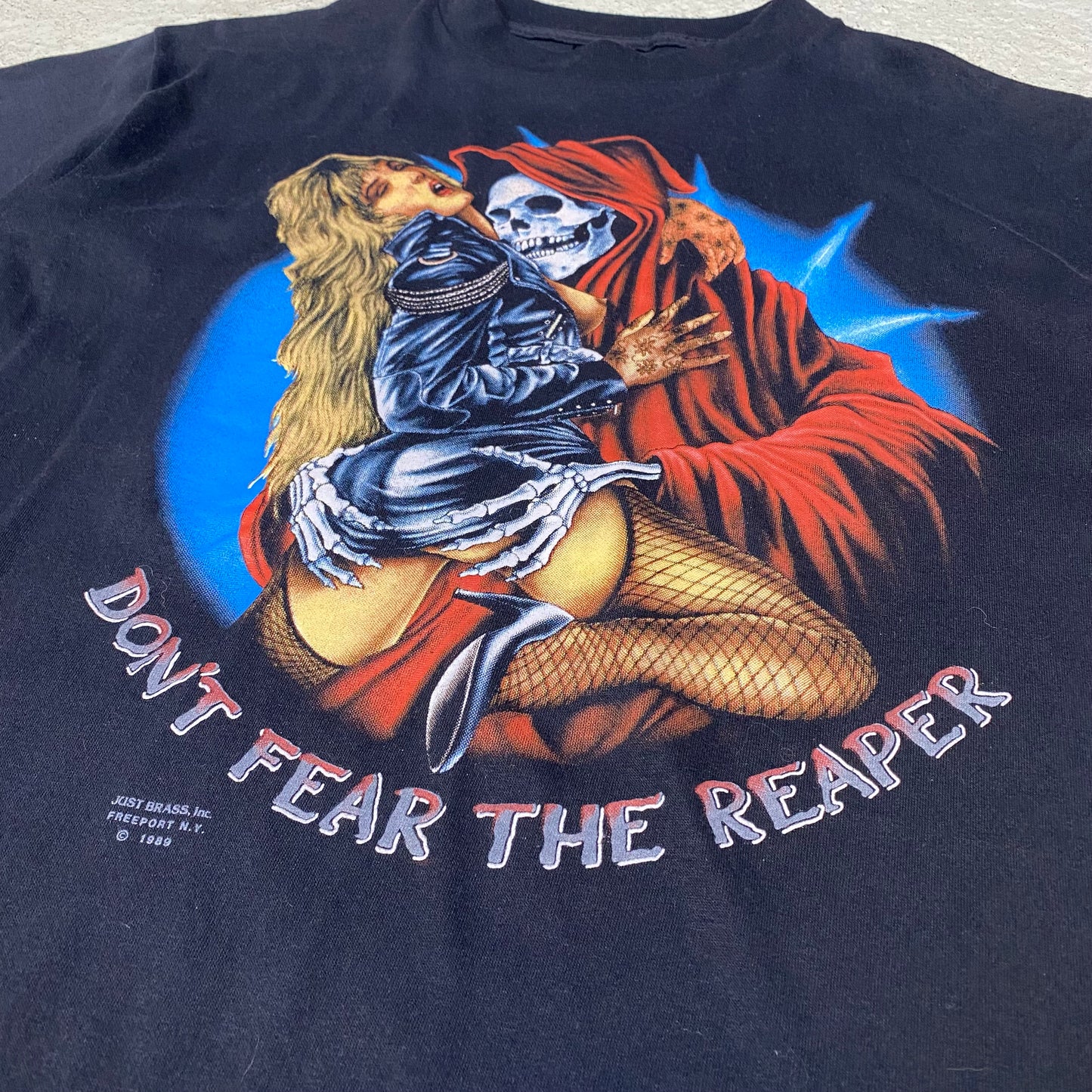 Don't Fear The Reaper 1989 3D Emblem Tee
