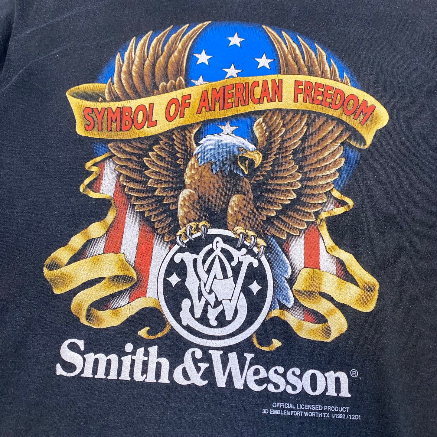 Smith & Wesson 1992 Symbol Of American Freedom 3D Emblem Tee
