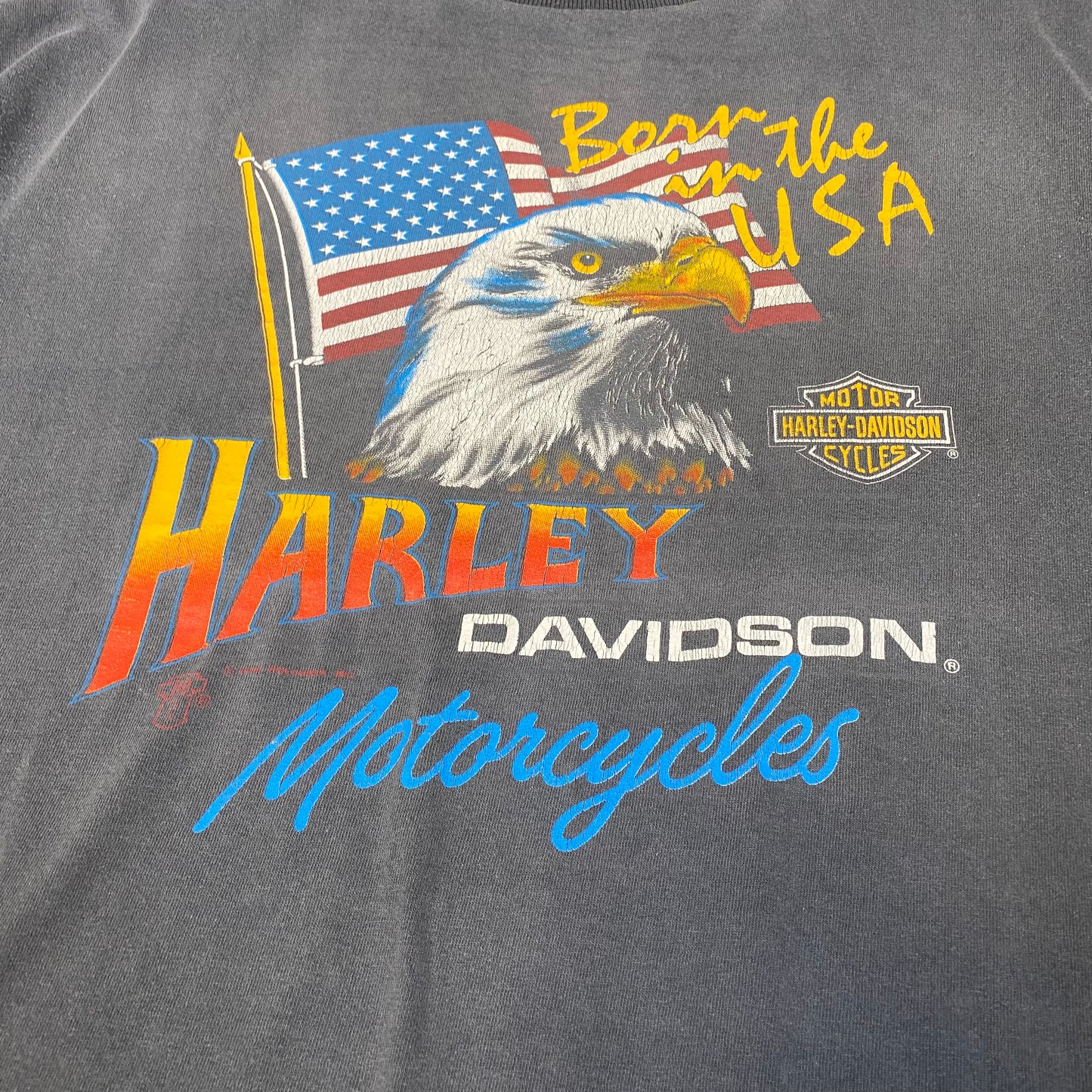 Harley Davidson 1988 Born In The USA Tee