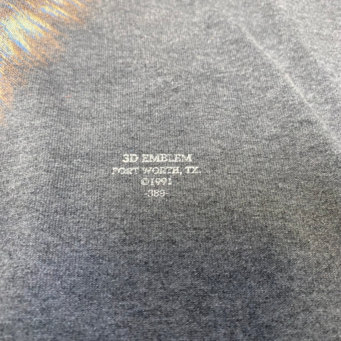 Harley Davidson 1991 Wolf 3D Emblem Tee Grey