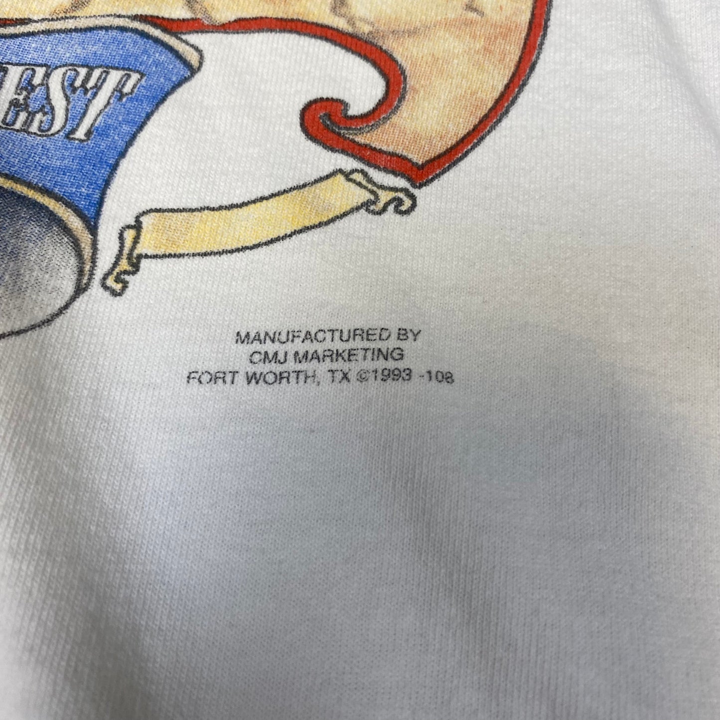 Spirit Of The Old West 1993 3D Emblem Tee