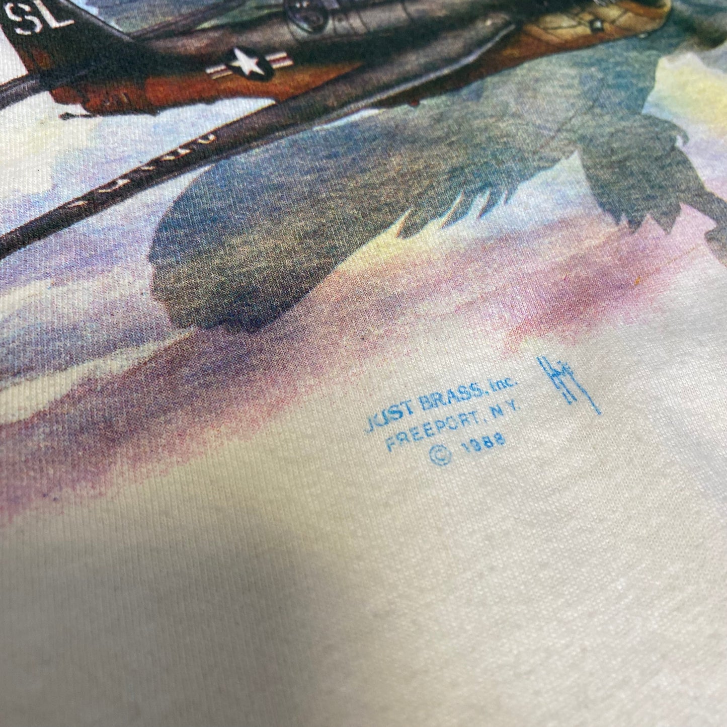 Wings Of Freedom WW2 1988 Just Brass Tee