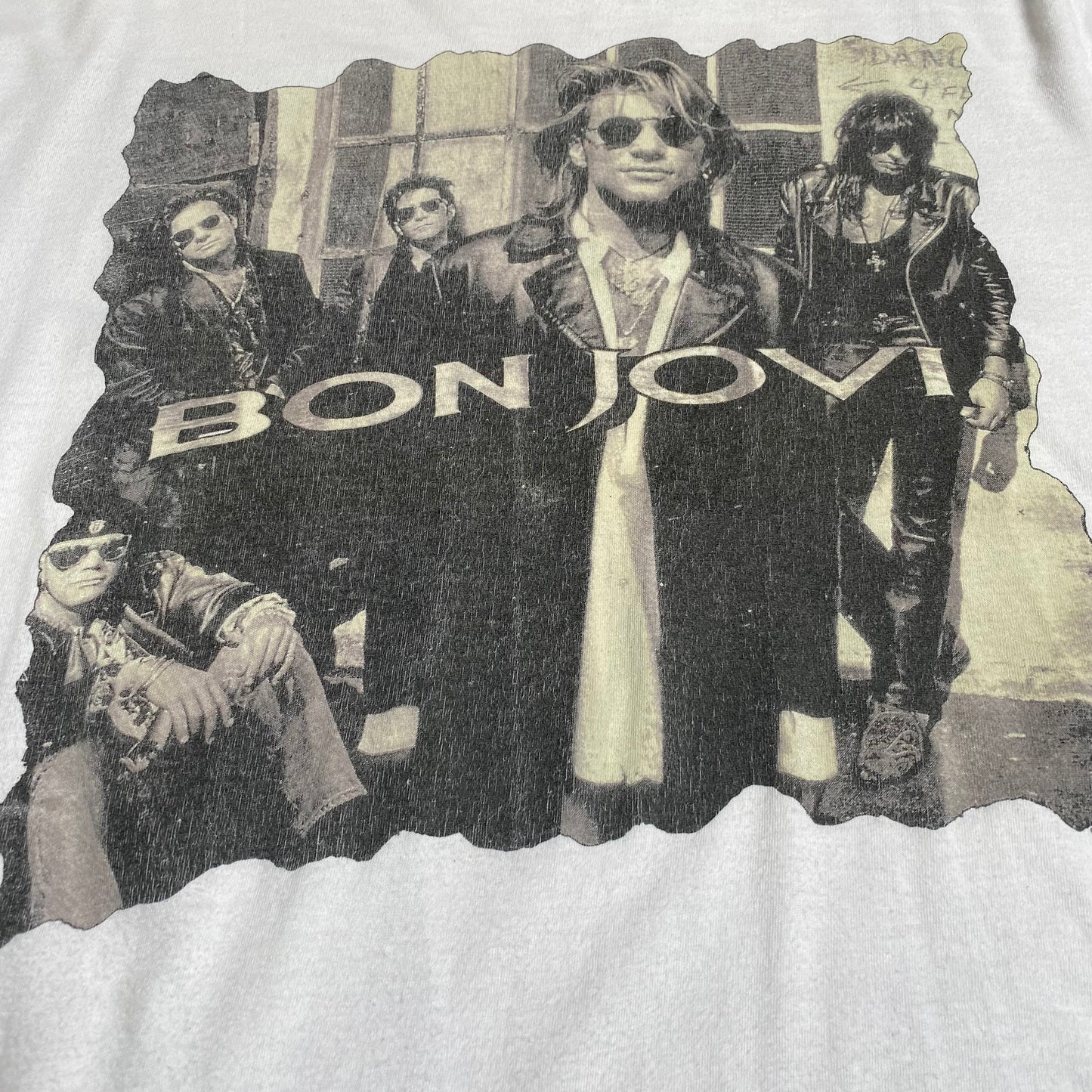 Bon Jovi 1992 Keep The Faith White Tee