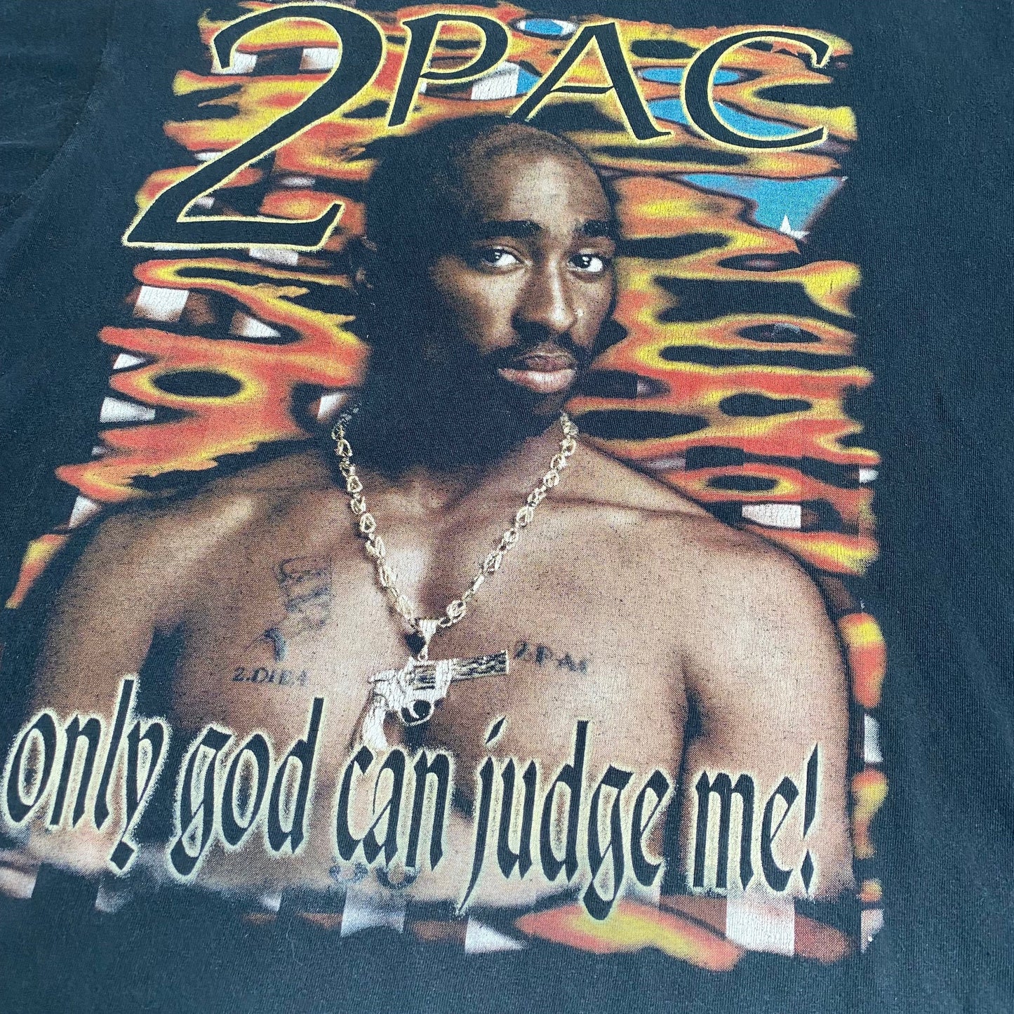 2Pac/ Tupac 90's Only God Can Judge Me Bootleg Memorial Tee