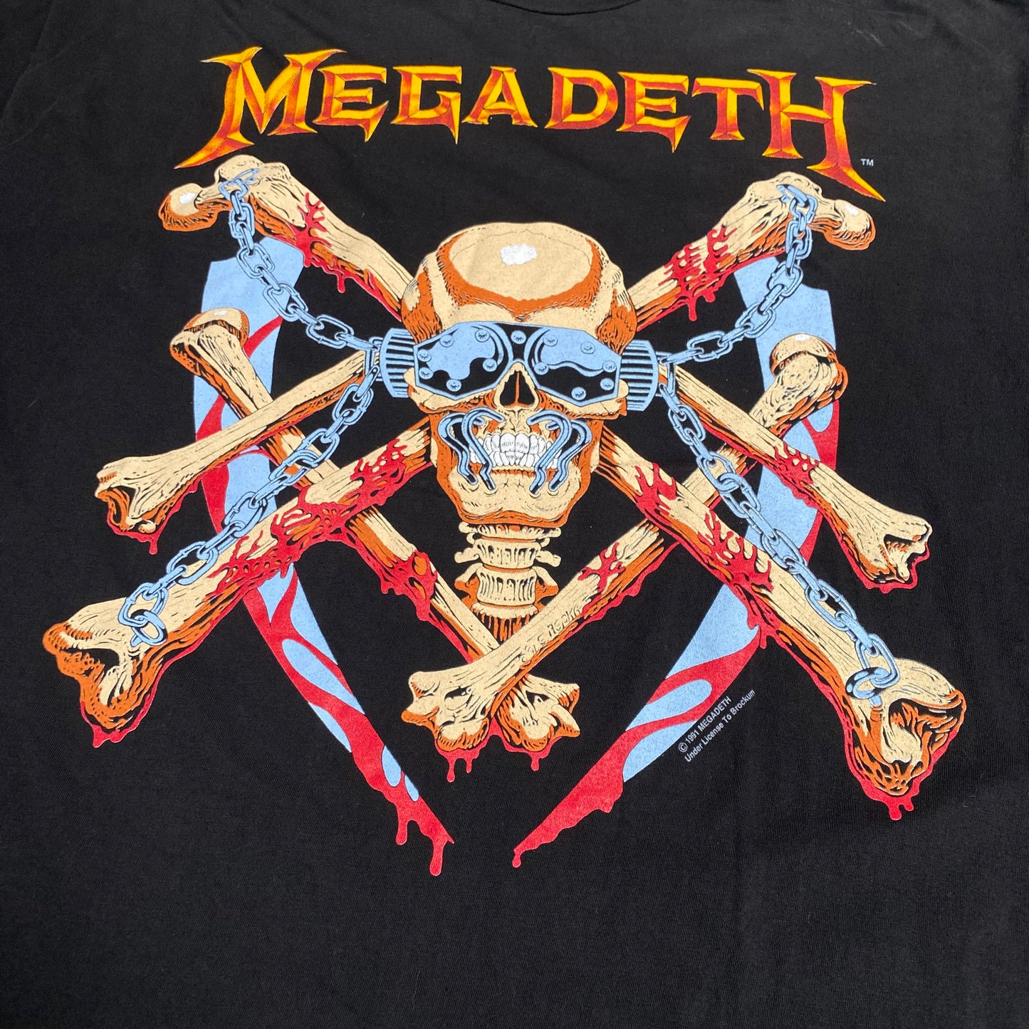 Megadeth 1991 Vic Rattlehead Tee