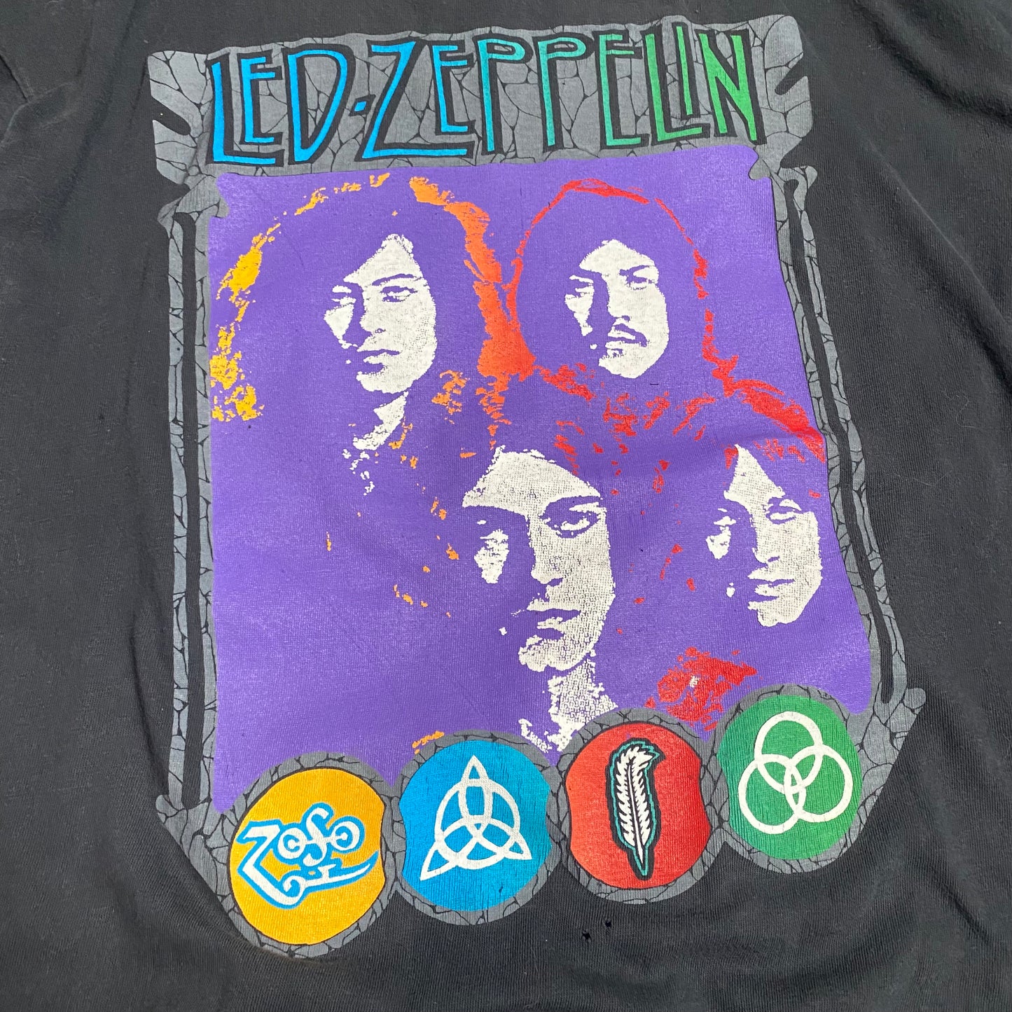 Led Zeppelin 80's Band Members Tee