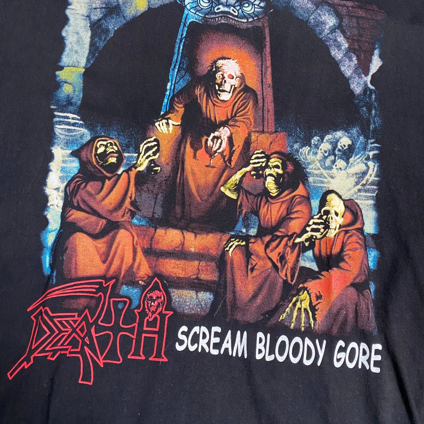 Death 90's Screem Bloody Gore Bootleg Tee