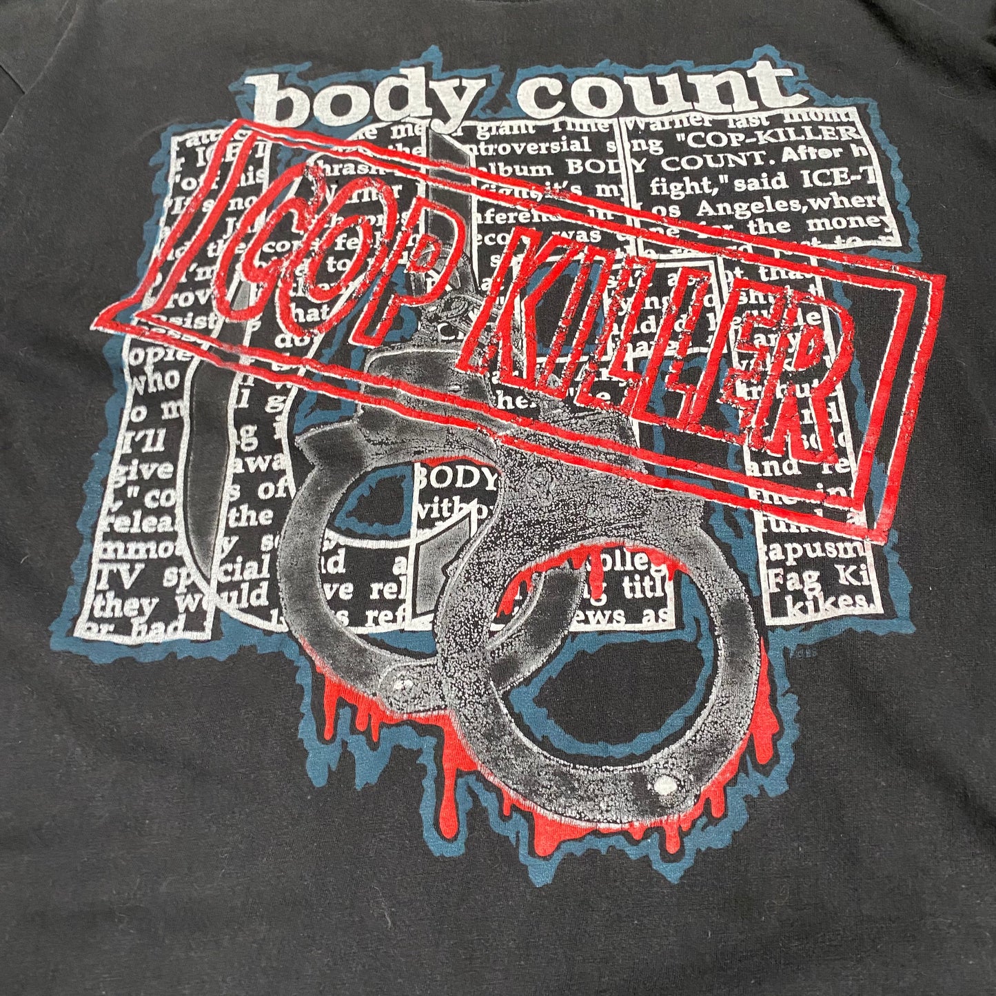 Body Count 1992 Cop Killer Tee