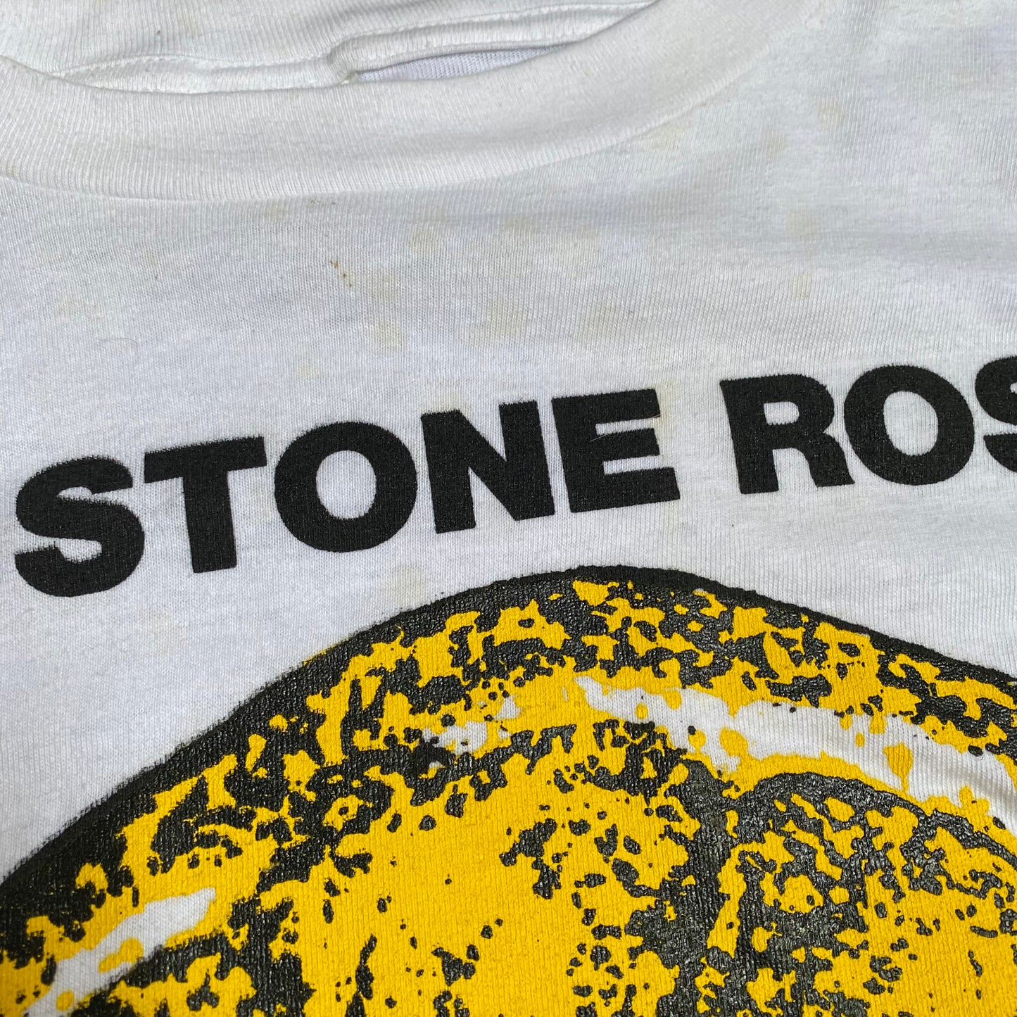 The Stone Roses 1989 Lemon Tie Dye Tee