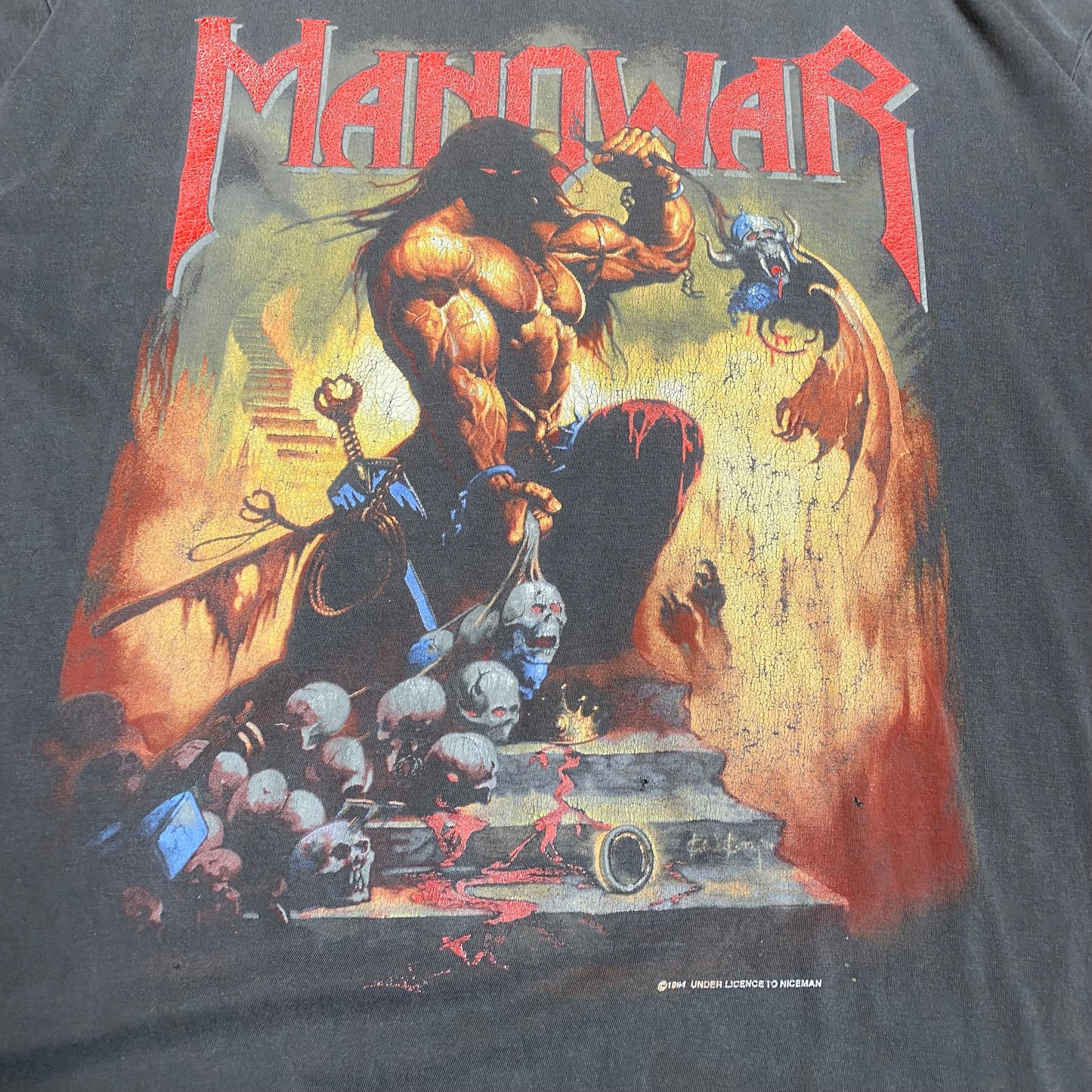 Manowar 1994 Agony And Ecstasy Tee