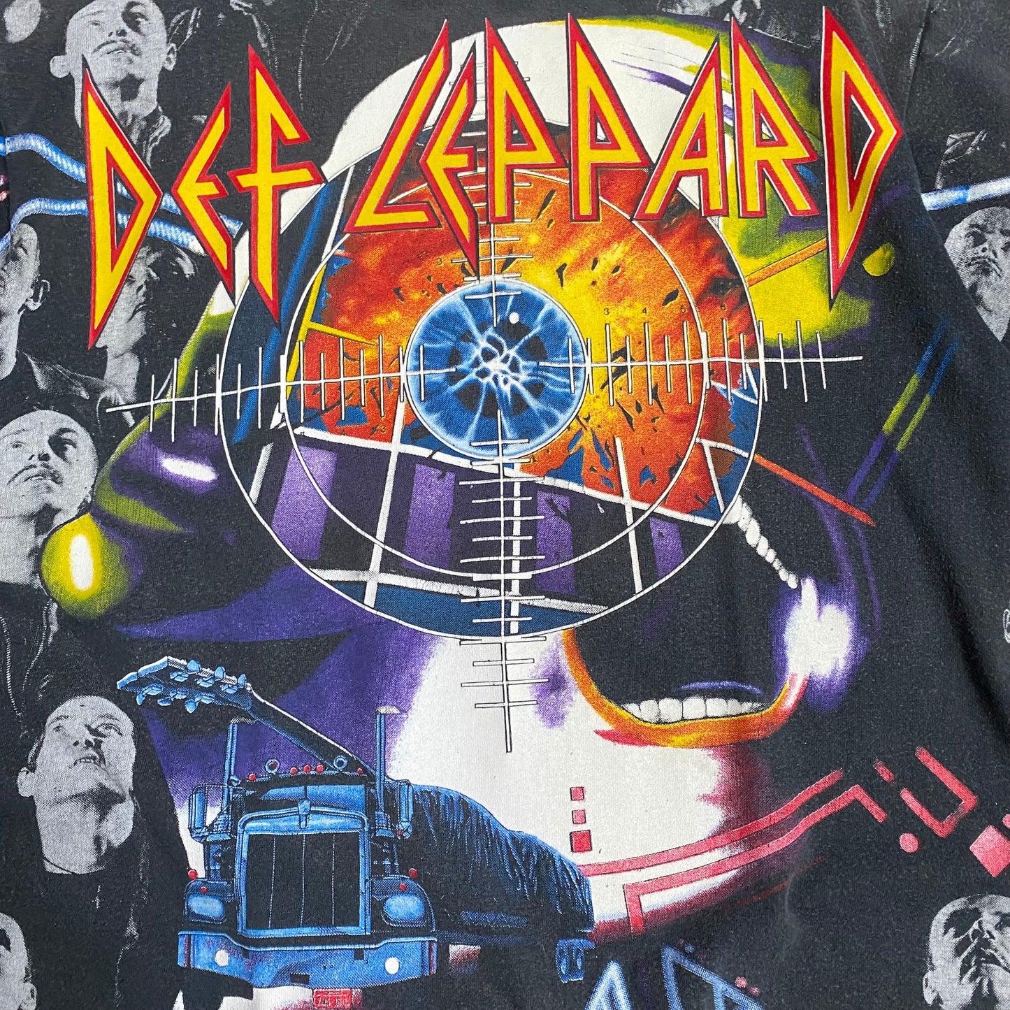 Def Leppard 1992 All Over Print Tee