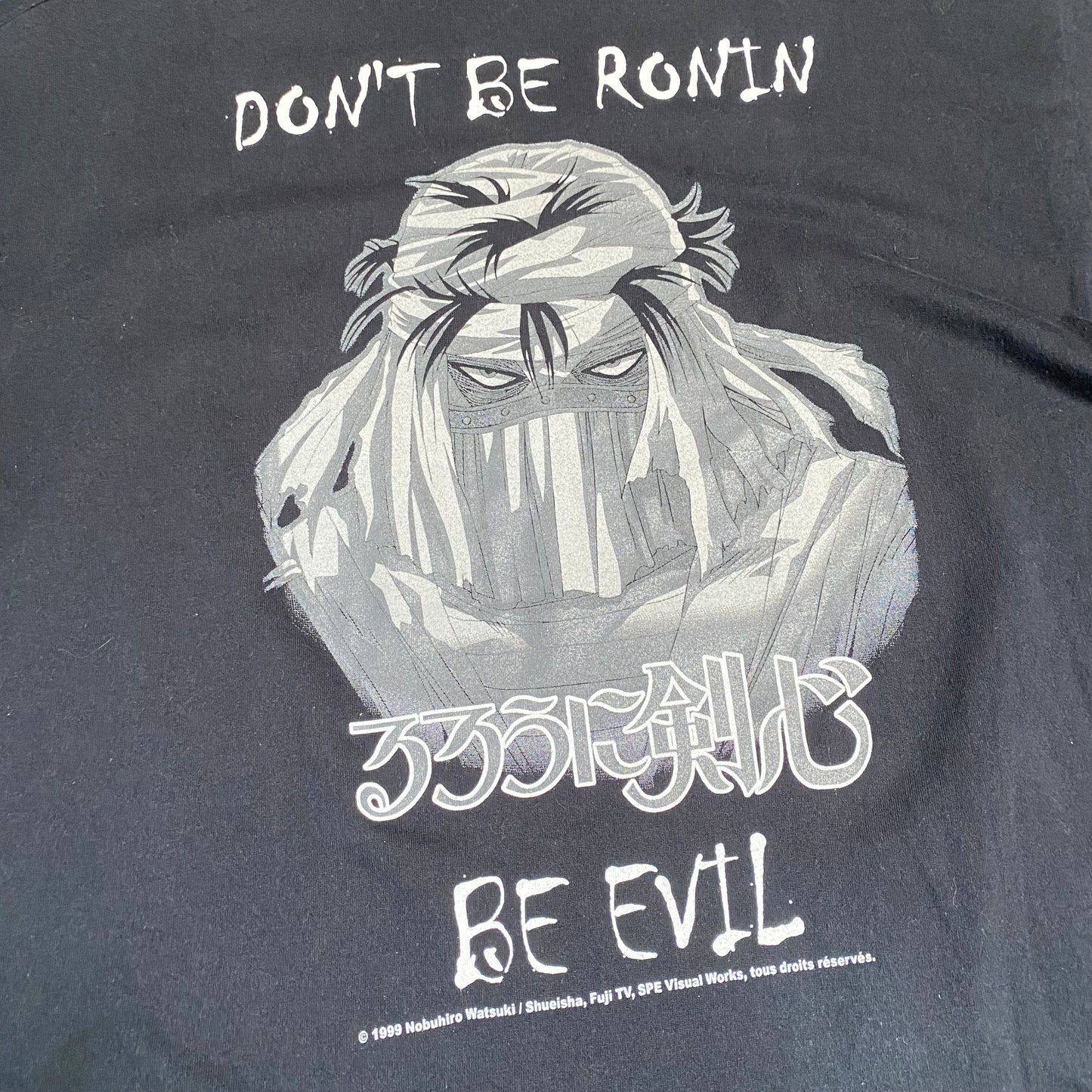 Rurouni Kenshin 1999 Don't Be Ronin Be Evil Tee