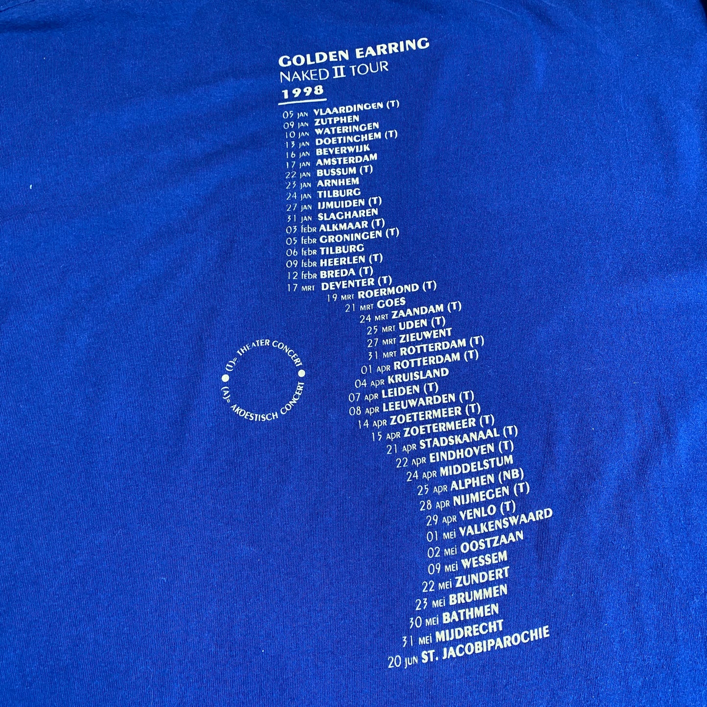 Golden Earring 1998 Naked II Tour Longsleeved Tee