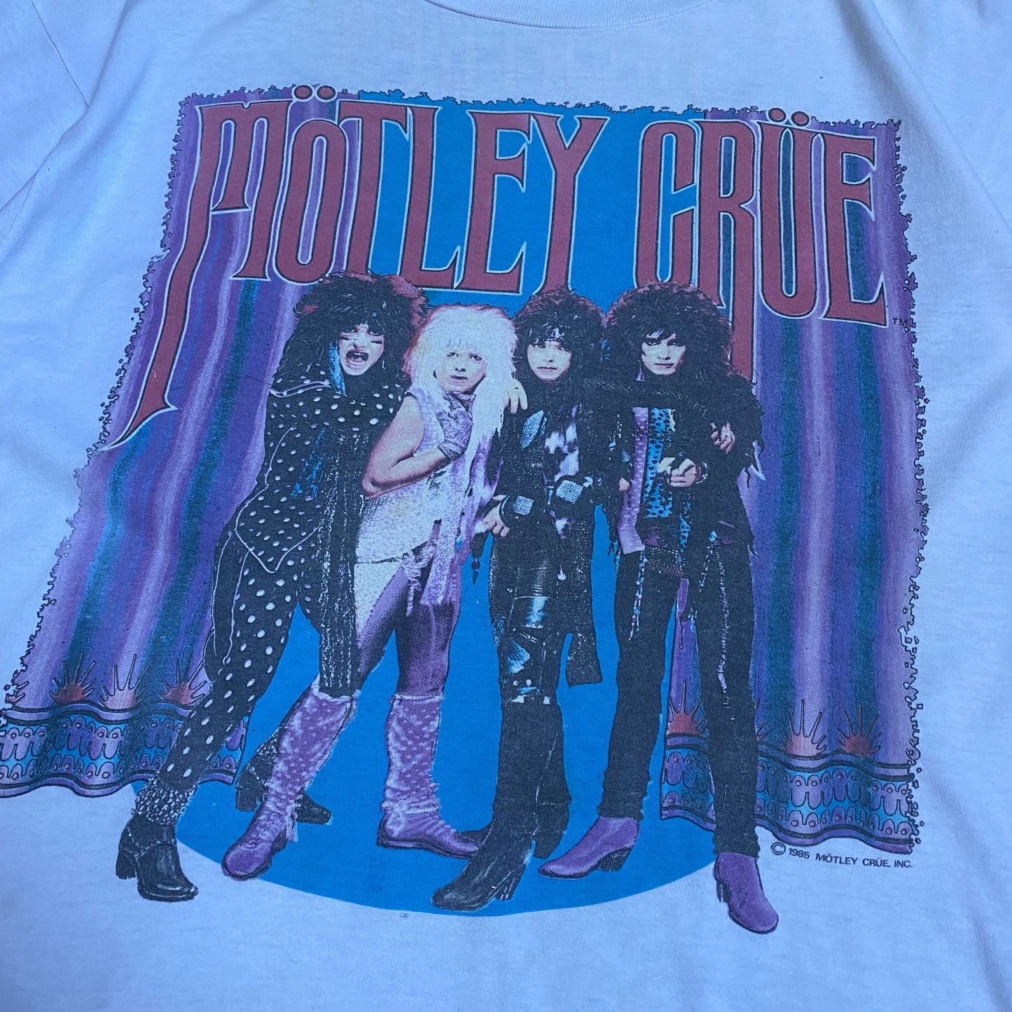 Mötley Crüe 1985 Theatres Of Pain Tee