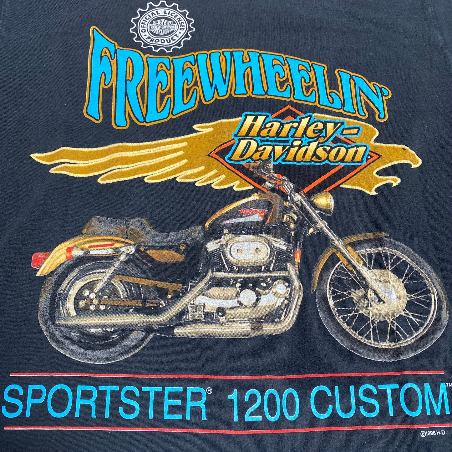 Harley Davidson 1996 Freewheelin' Tee