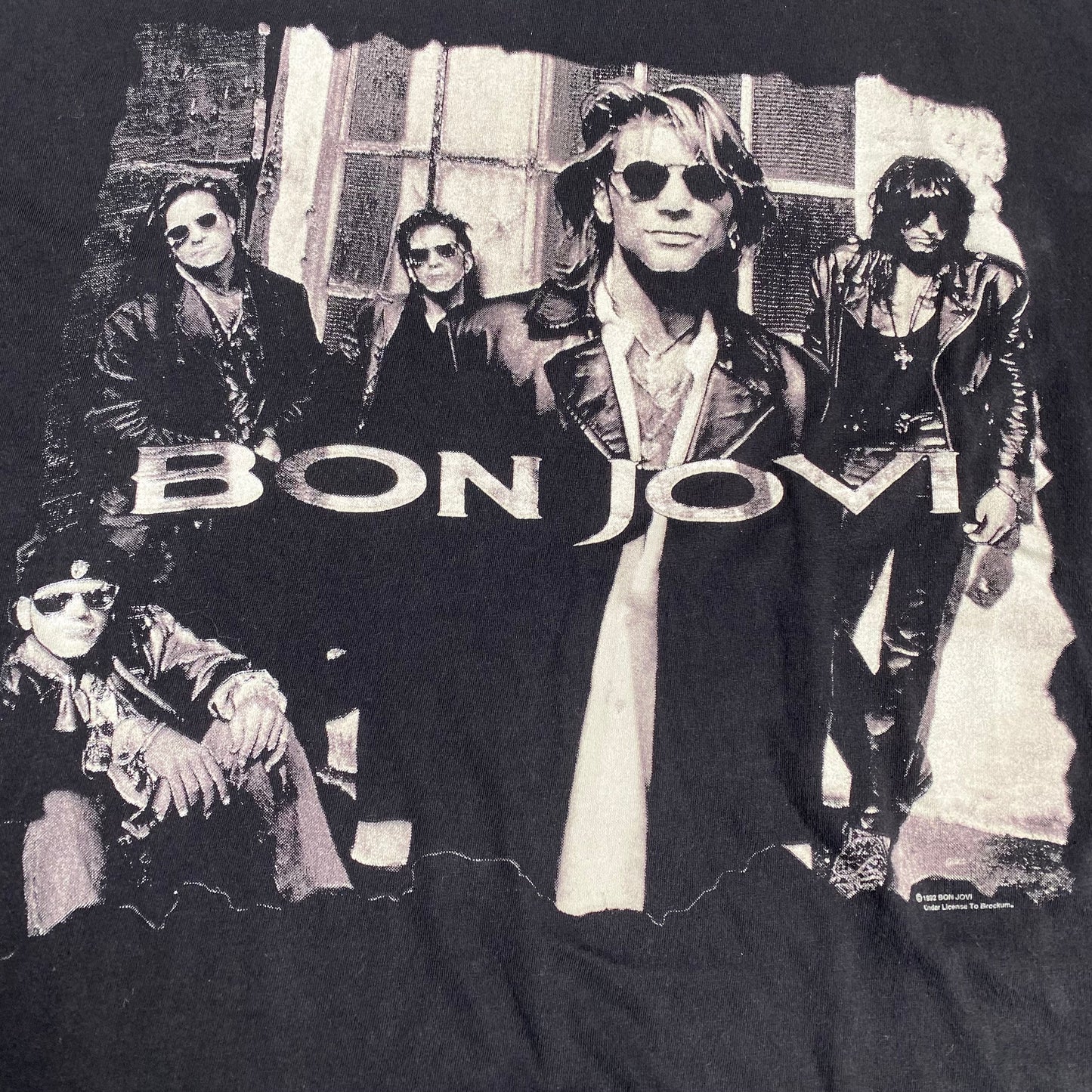 Bon Jovi 1992 Keep The Faith Black Tee