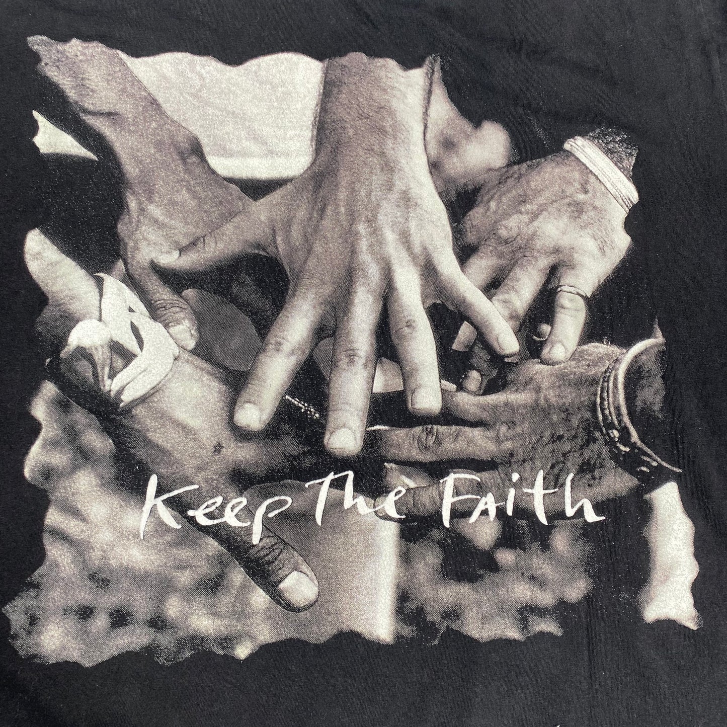 Bon Jovi 1992 Keep The Faith Black Tee