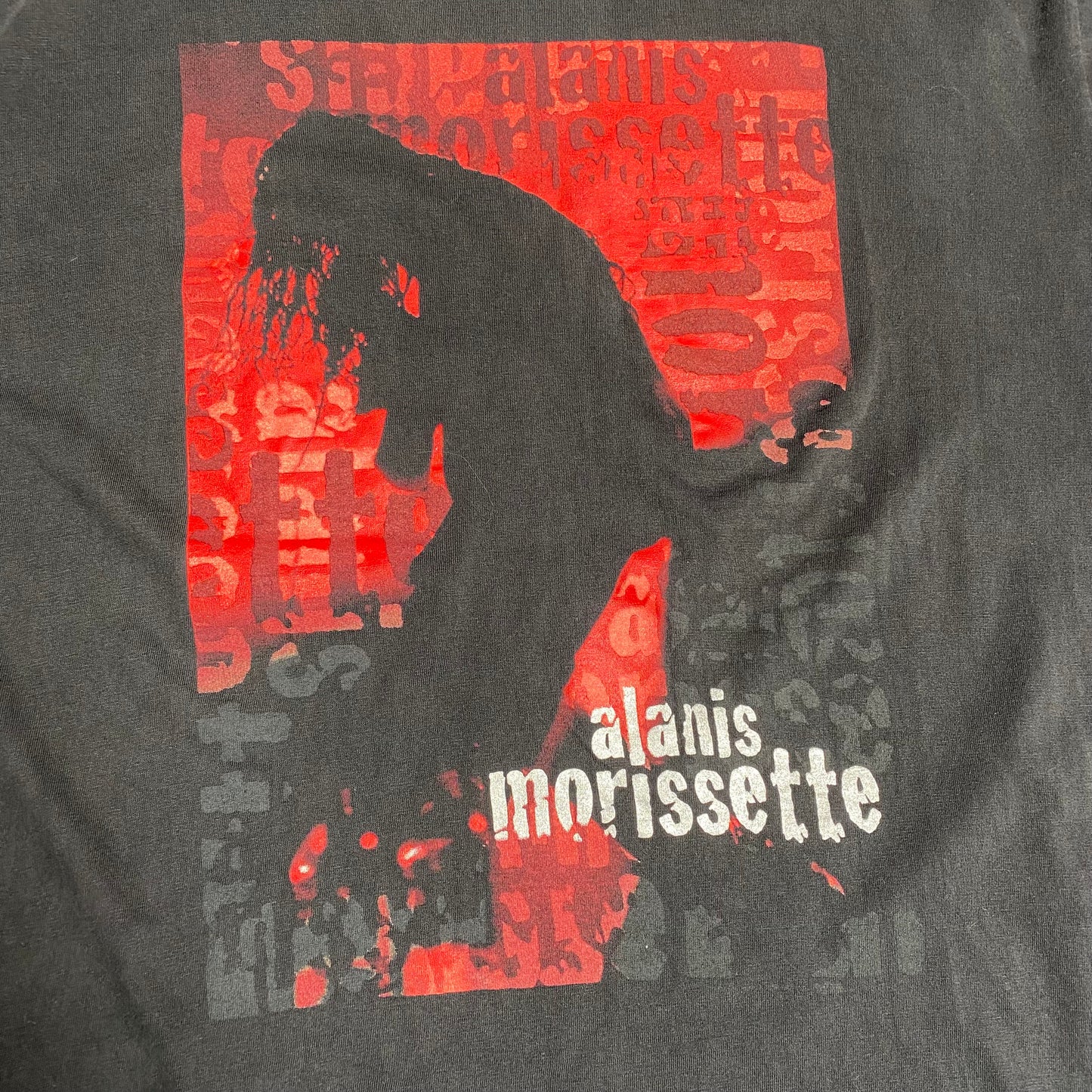 Alanis Morissette 1996 European Tour Tee