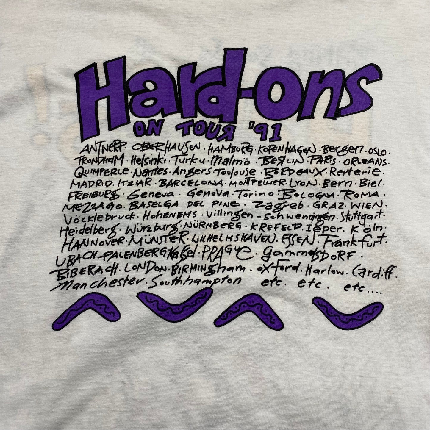 Hard-Ons 1991 The Exciting Sounds Of... Tee