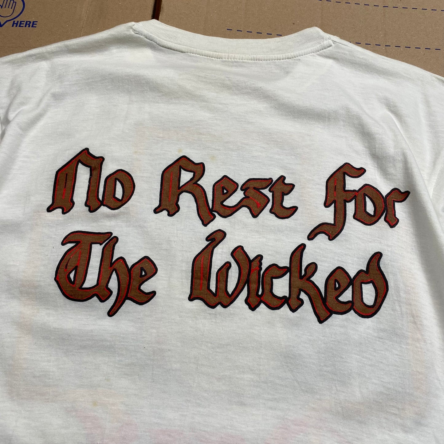 Ozzy Osbourne 80's No Rest For The Wicked Tee