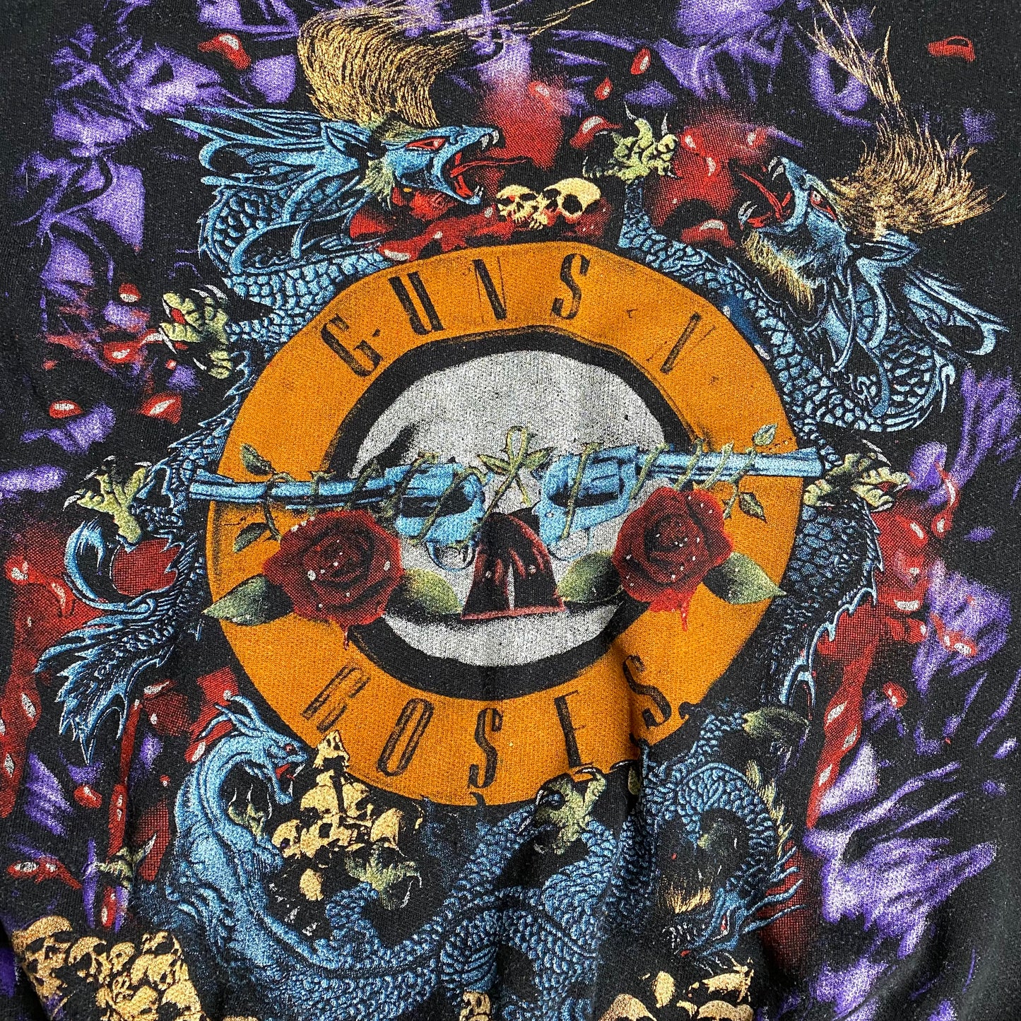 Guns 'N Roses 90's Empire All Over Print Hoodie