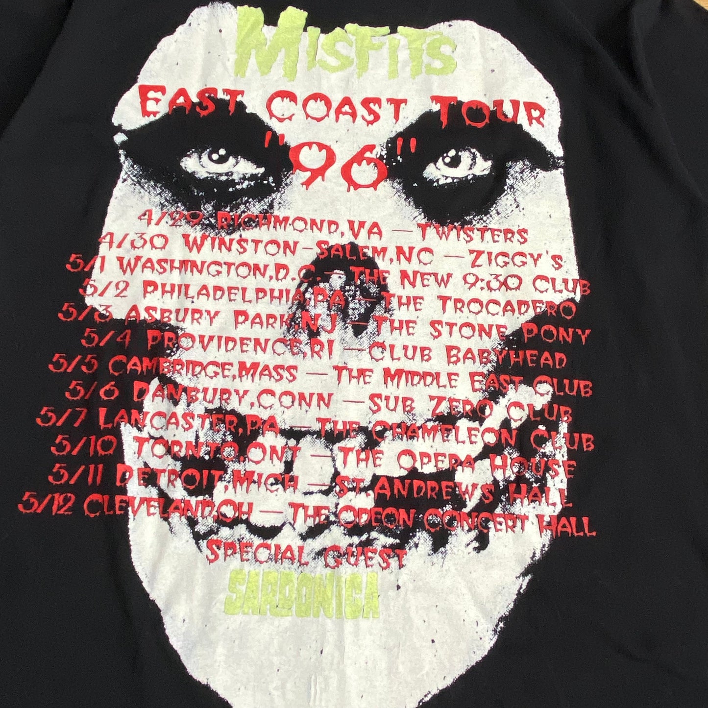 Misfits 1995 Sardonica East Coast Tour Tee