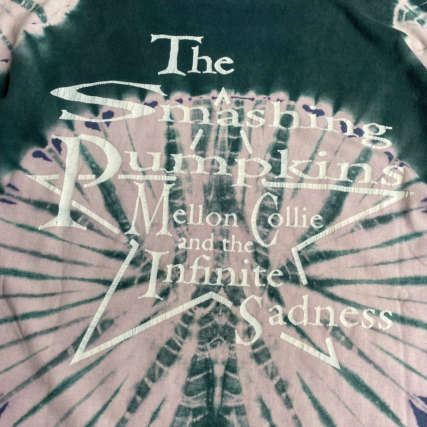 The Smashing Pumpkins 1995 Mellon Collie And The Infinite Sadness Tie Dye Tee