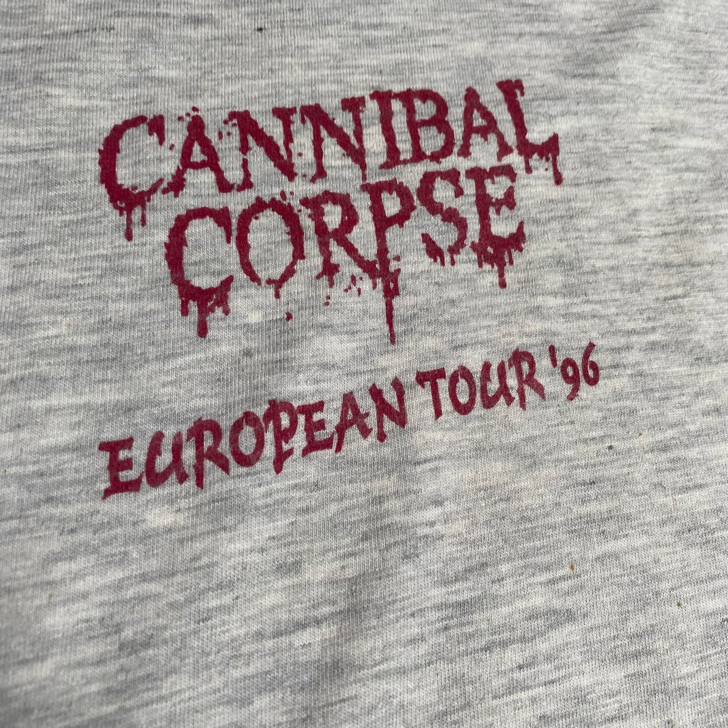 Cannibal Corpse 1996 European Tour Tee