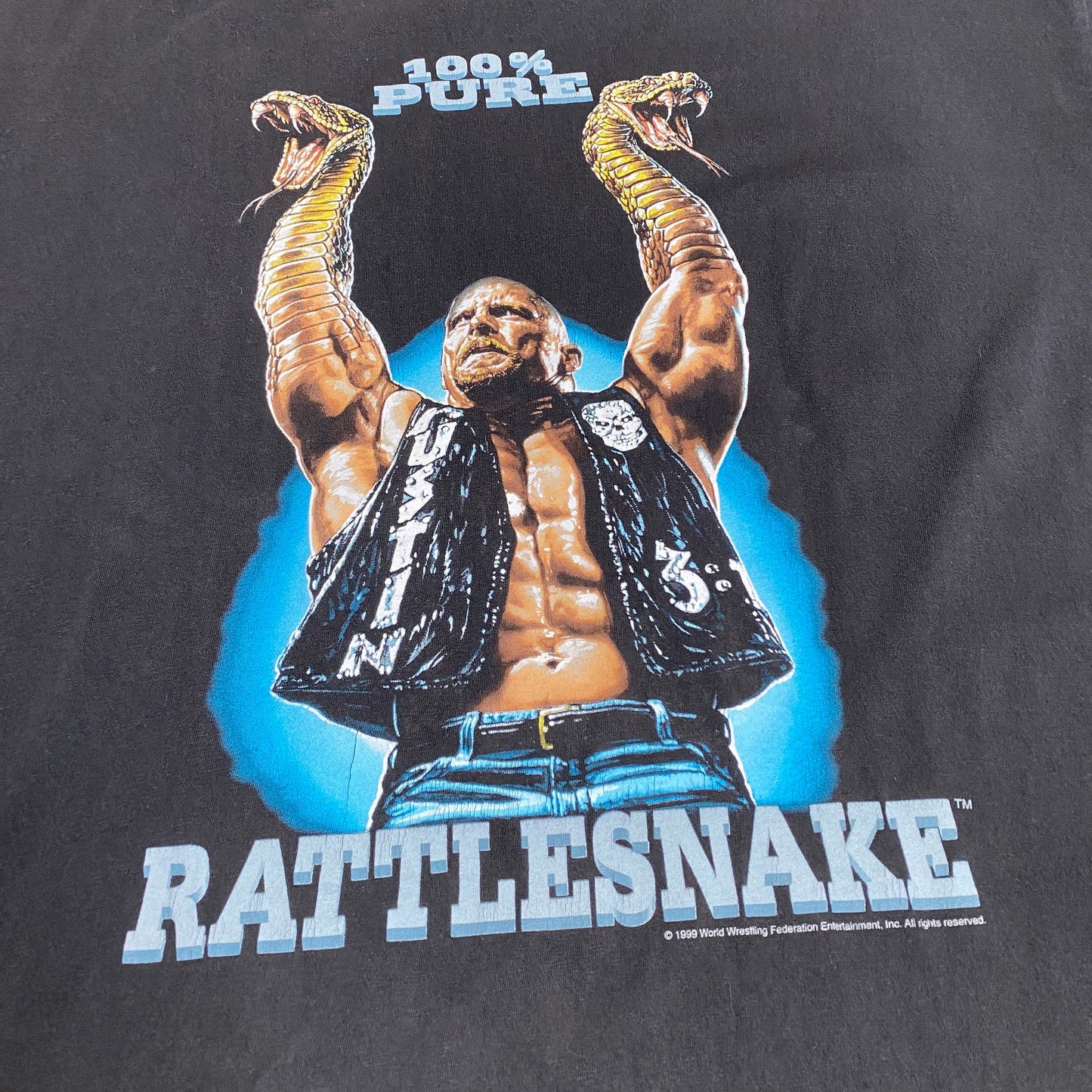 Steve Austin 1999 Rattlesnake WWE Tee