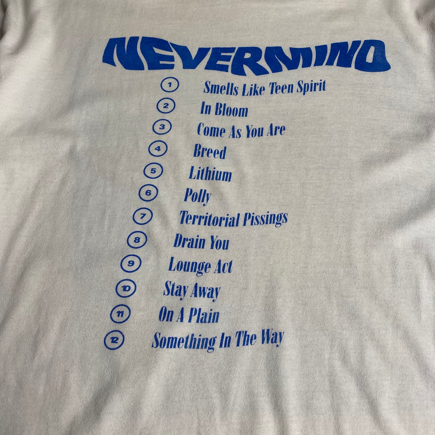 Nirvana 1992 Nevermind Promo Tee