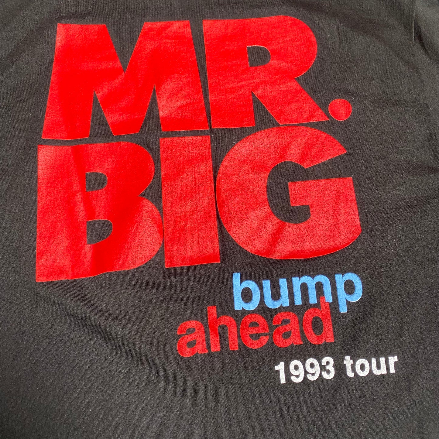 Mr. Big 1993 Bump Ahead Tour Tee