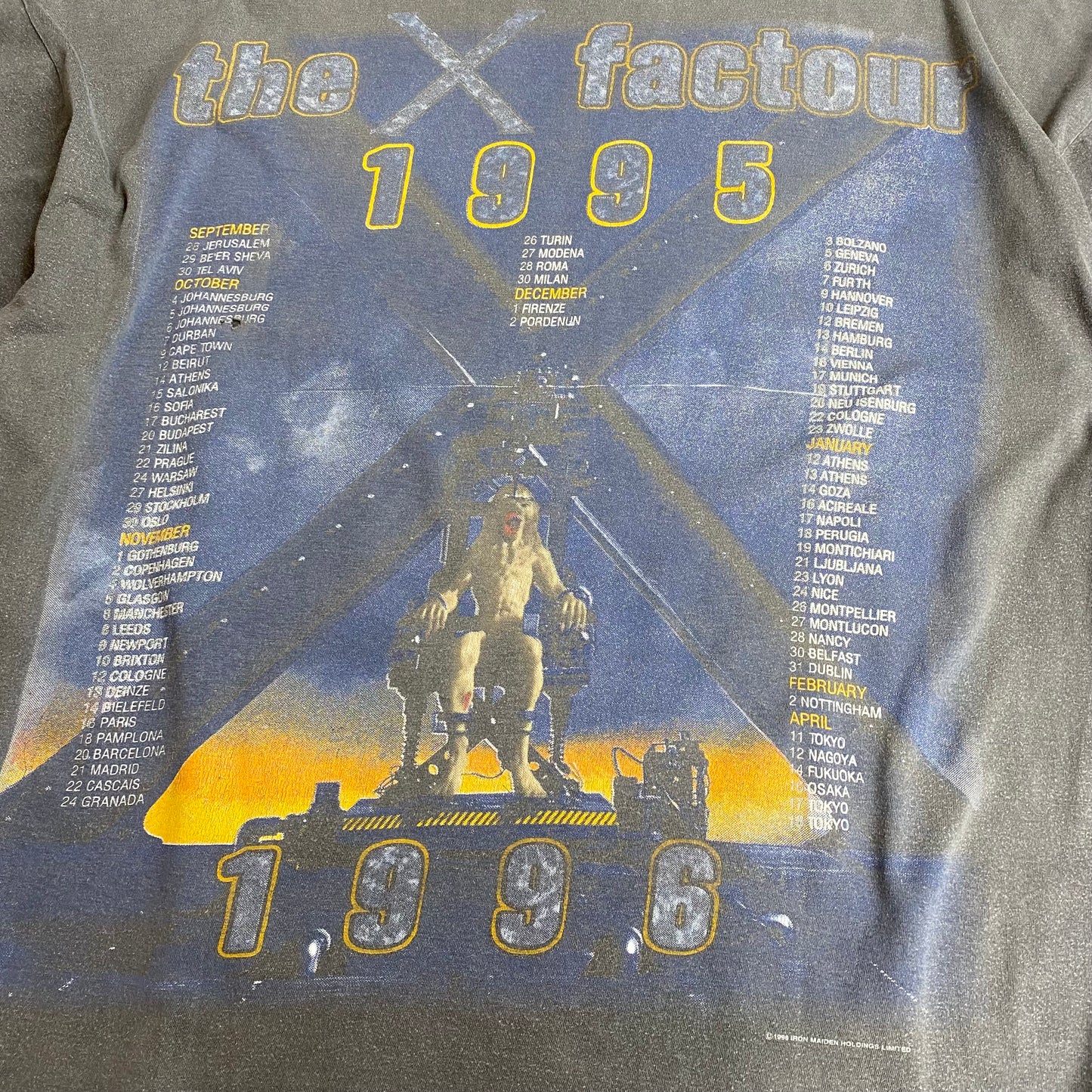 Iron Maiden 1995 X-Factor Tee