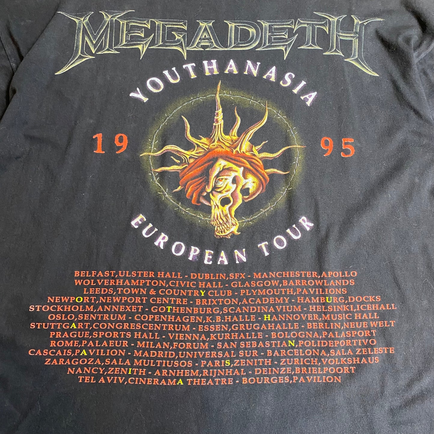 Megadeth 1995 Youthanasia Tee